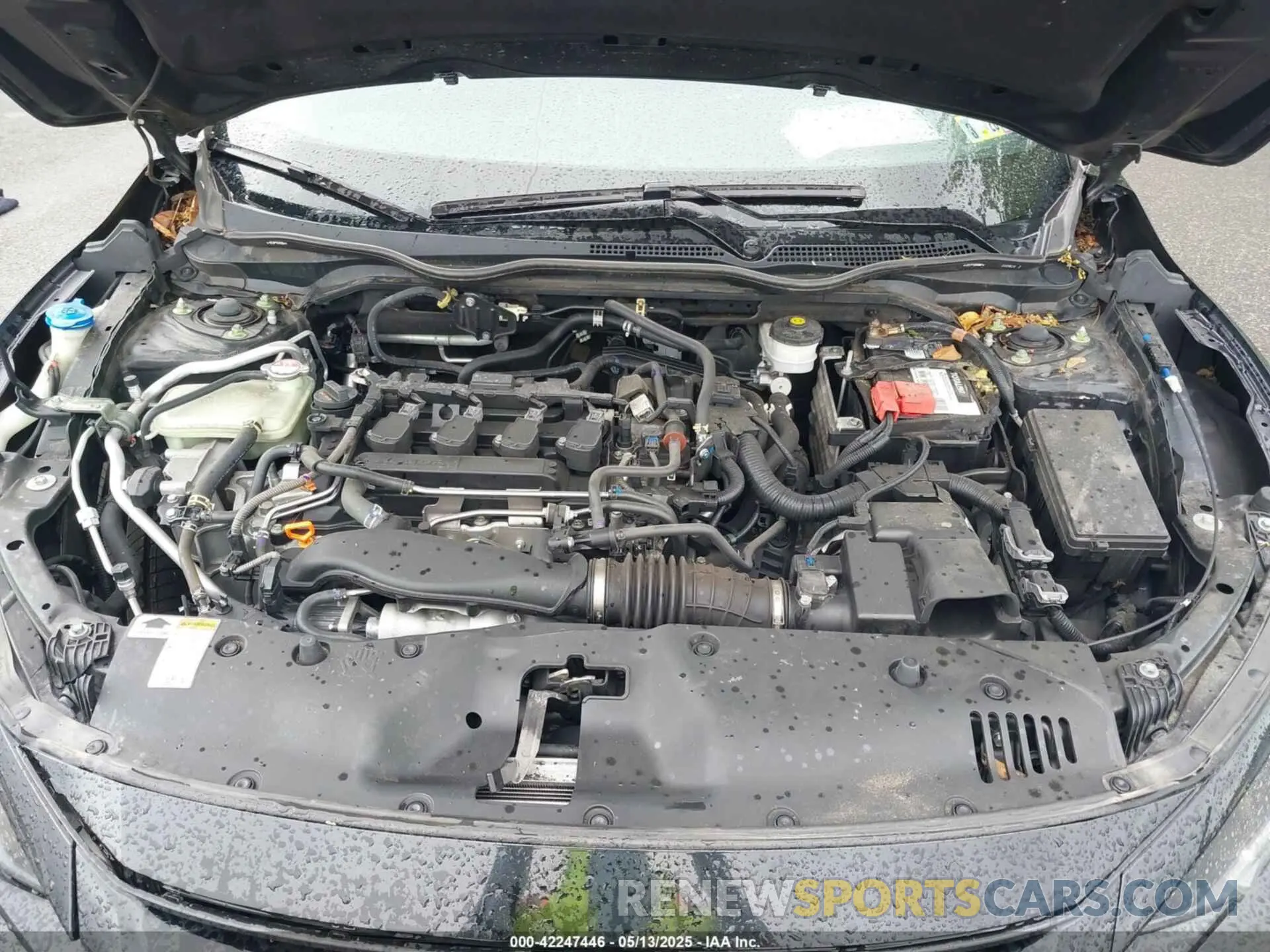 10 fotografías del automóvil dañado SHHFK7H40MU213928 HONDA CIVIC 2021