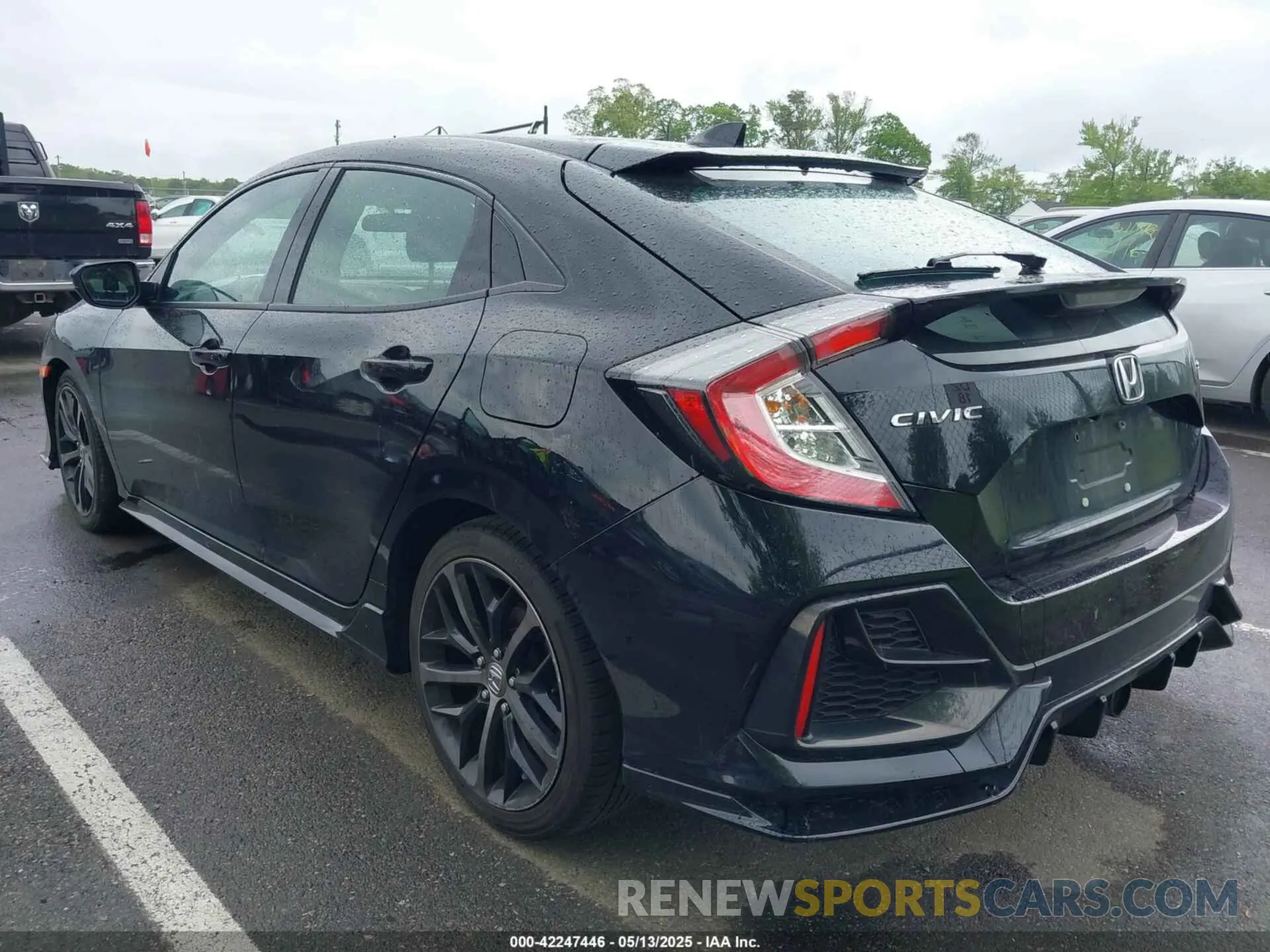 3 fotografías del automóvil dañado SHHFK7H40MU213928 HONDA CIVIC 2021