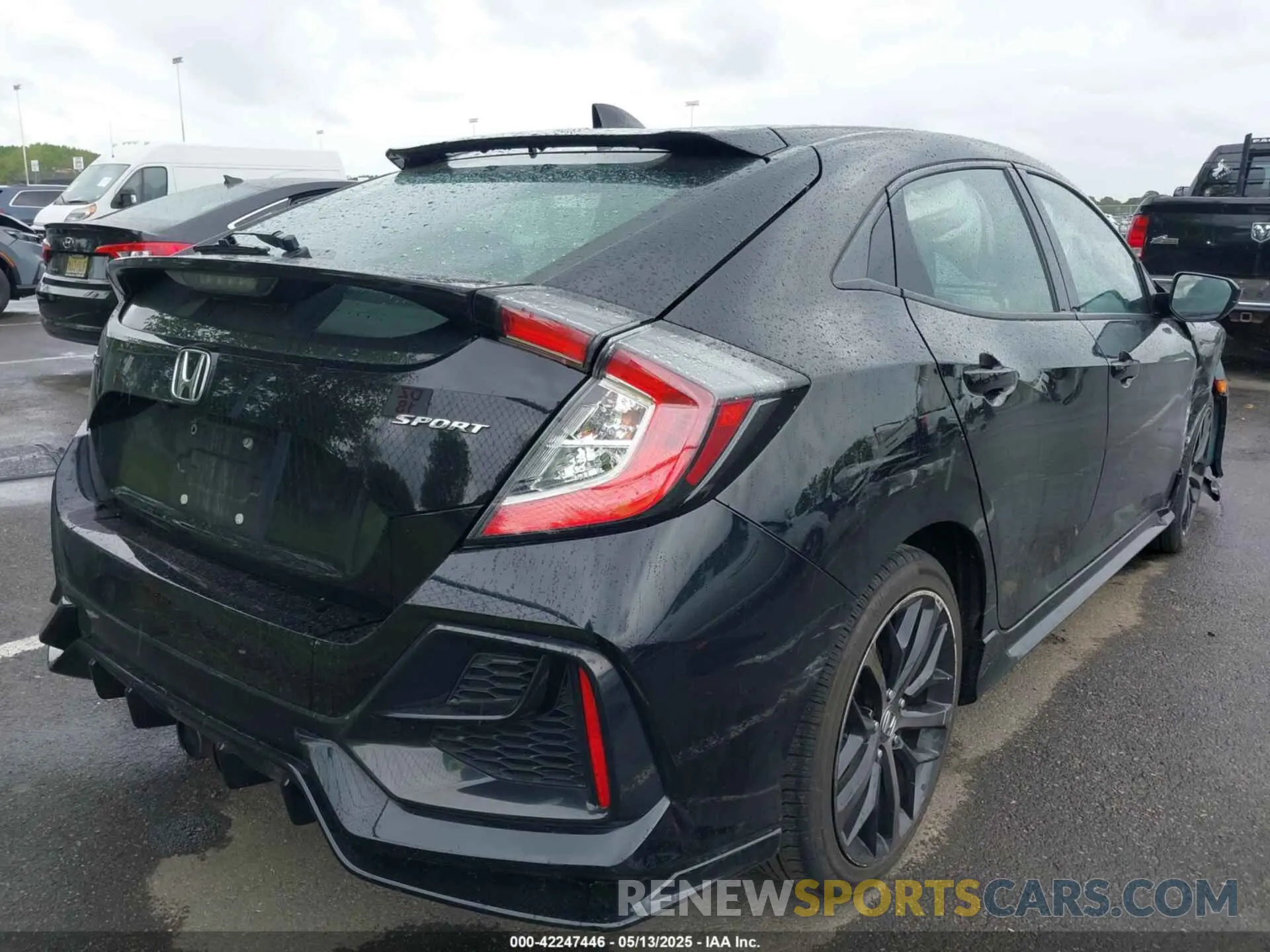 4 fotografías del automóvil dañado SHHFK7H40MU213928 HONDA CIVIC 2021