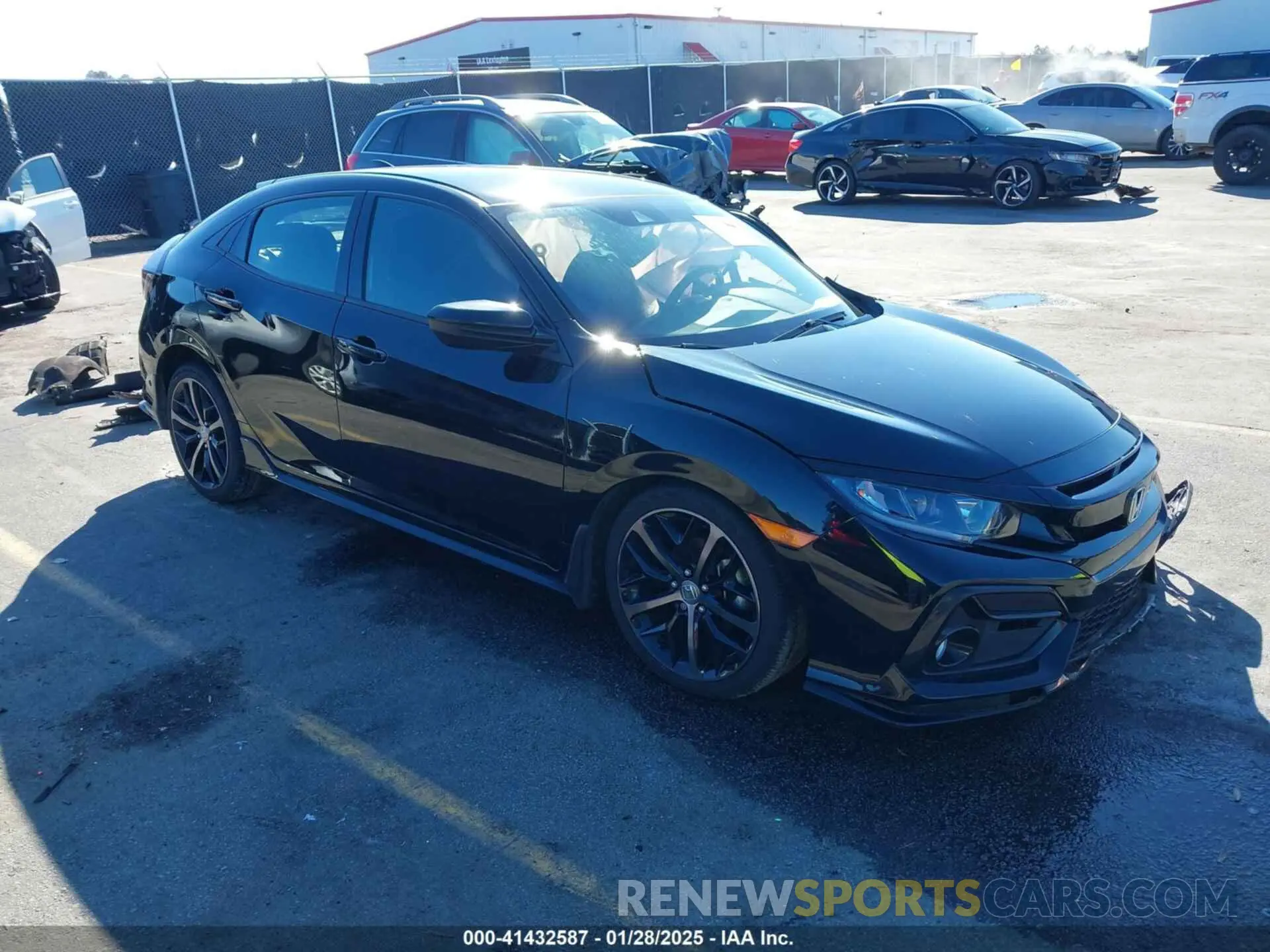 1 fotografías del automóvil dañado SHHFK7H40MU222628 HONDA CIVIC 2021