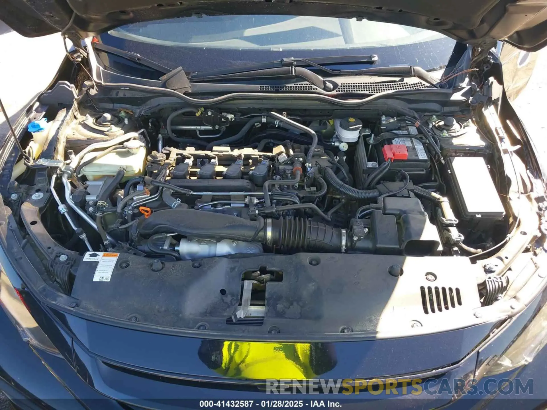 10 fotografías del automóvil dañado SHHFK7H40MU222628 HONDA CIVIC 2021