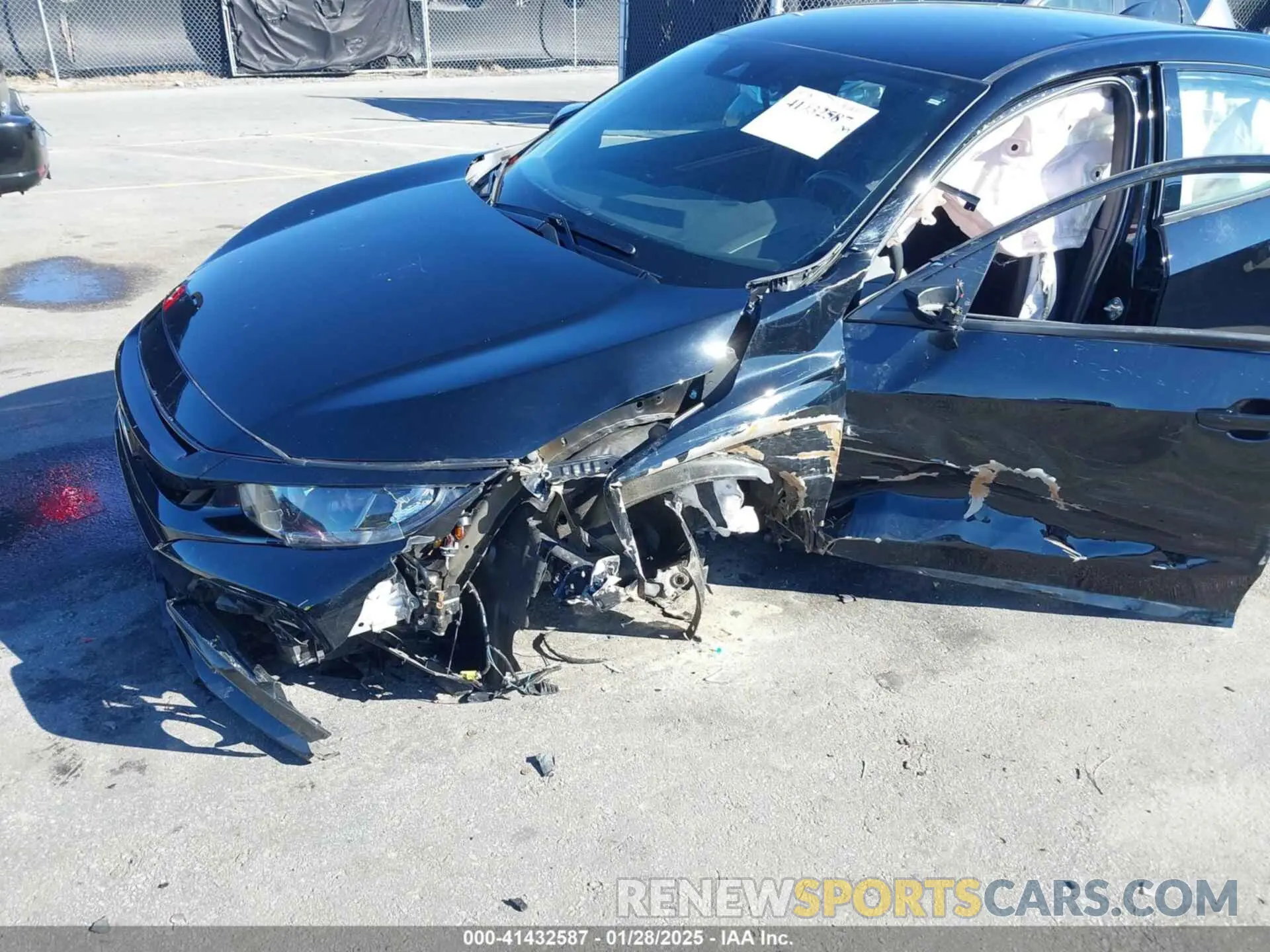 6 fotografías del automóvil dañado SHHFK7H40MU222628 HONDA CIVIC 2021