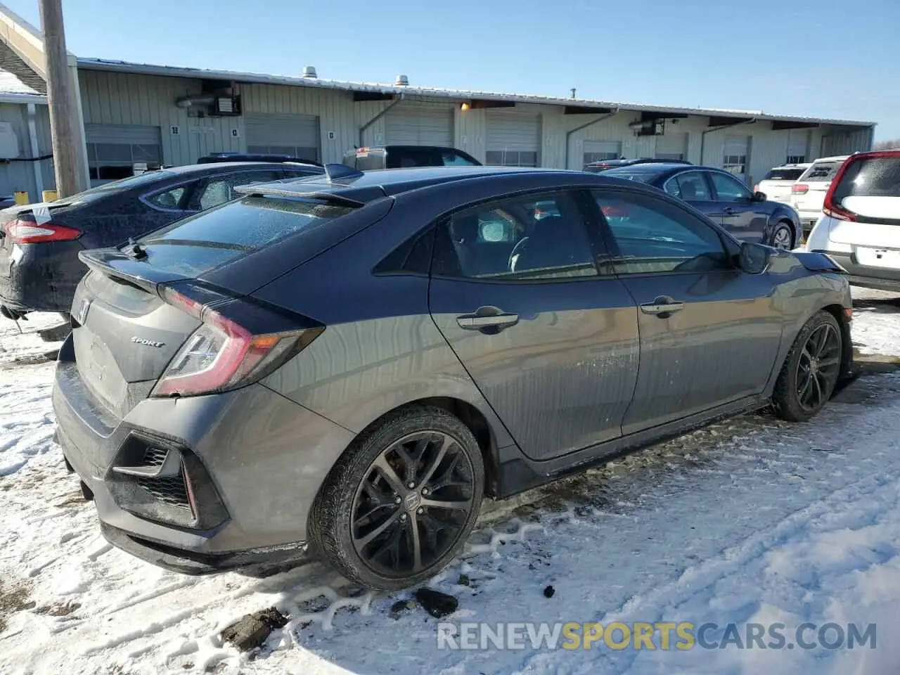 3 fotografías del automóvil dañado SHHFK7H40MU225125 HONDA CIVIC 2021