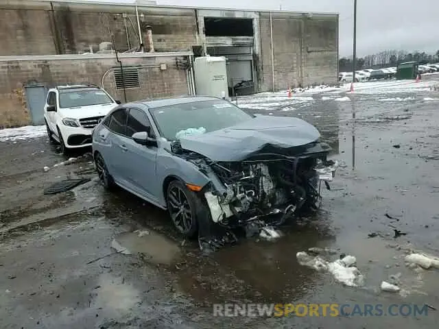 11 fotografías del automóvil dañado SHHFK7H40MU225156 HONDA CIVIC 2021