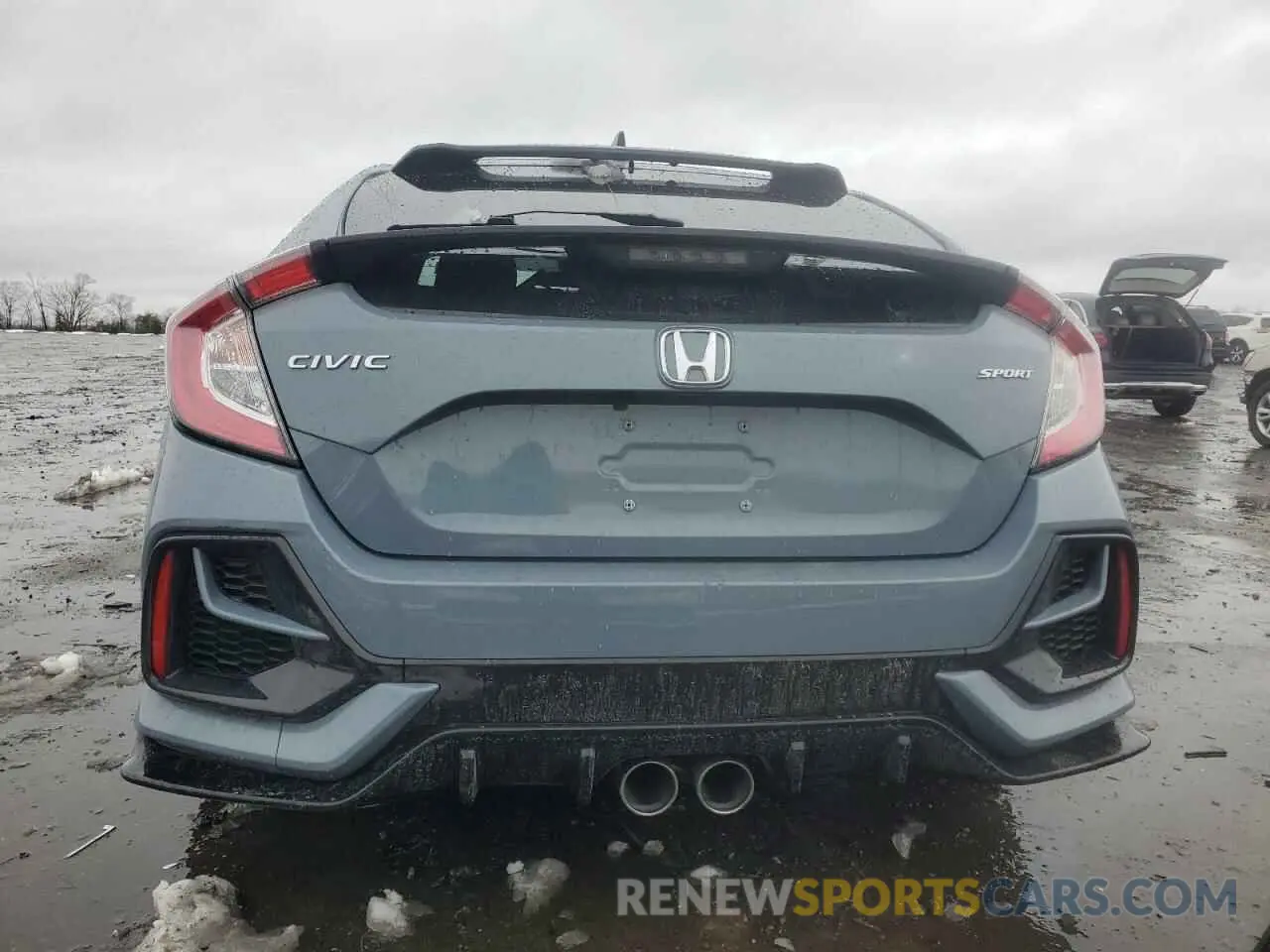 6 fotografías del automóvil dañado SHHFK7H40MU225156 HONDA CIVIC 2021