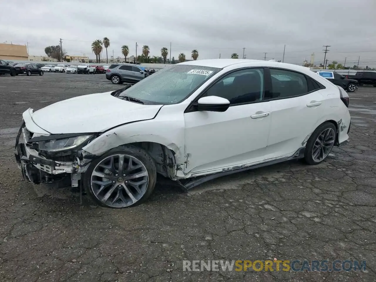 1 fotografías del automóvil dañado SHHFK7H40MU402806 HONDA CIVIC 2021