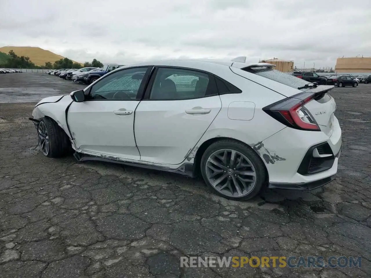 2 fotografías del automóvil dañado SHHFK7H40MU402806 HONDA CIVIC 2021