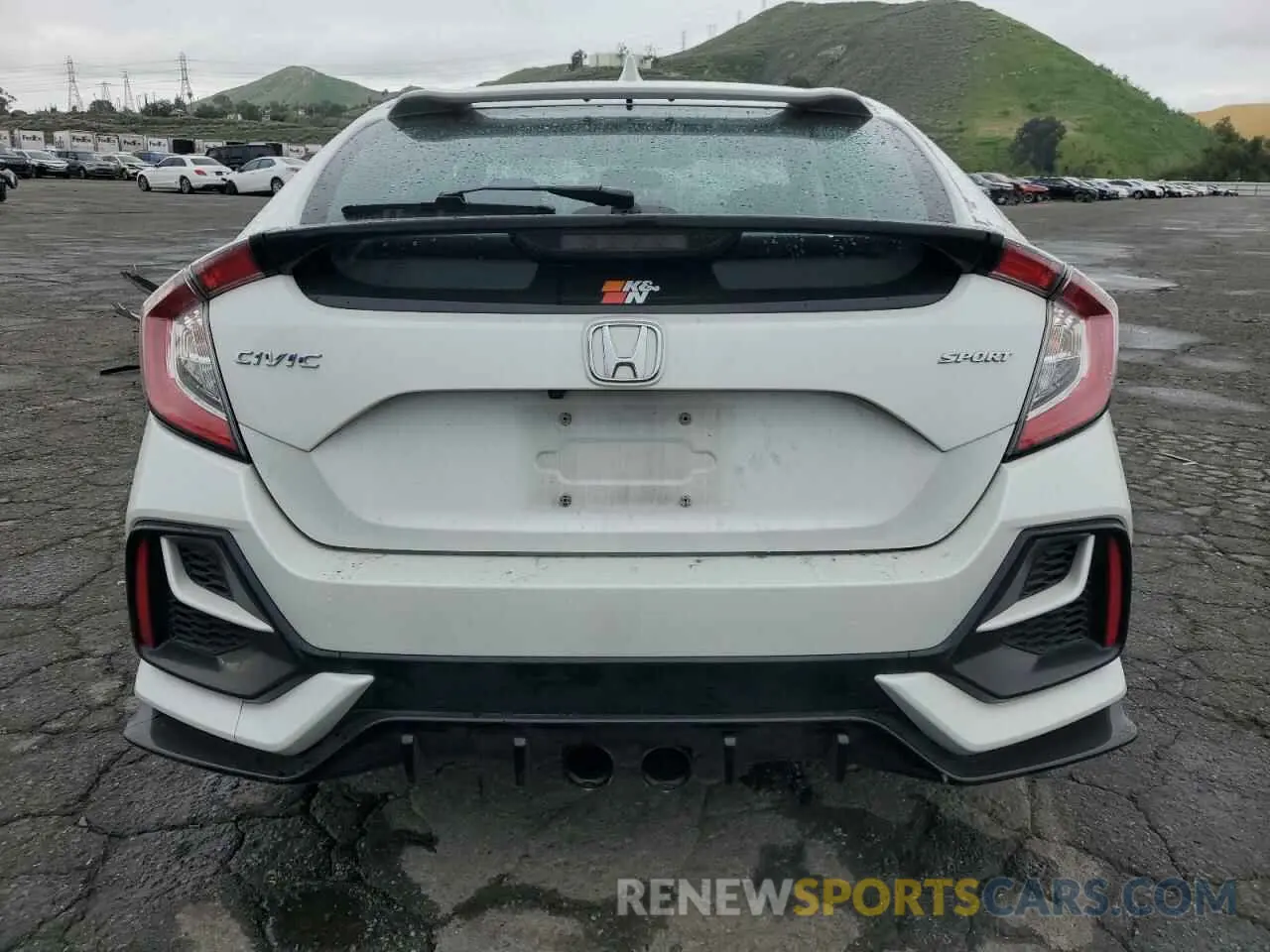 6 fotografías del automóvil dañado SHHFK7H40MU402806 HONDA CIVIC 2021