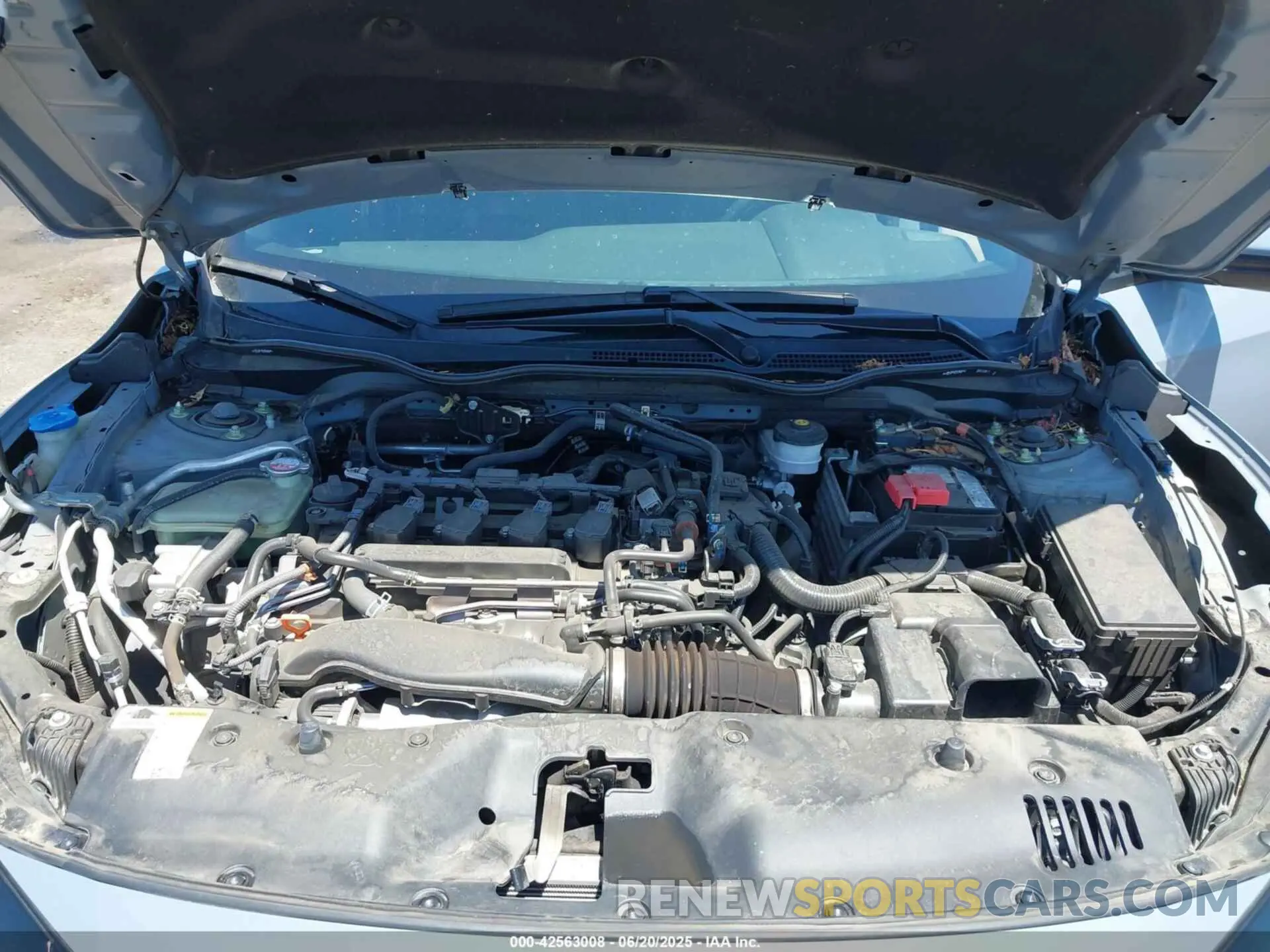 10 fotografías del automóvil dañado SHHFK7H40MU418956 HONDA CIVIC 2021