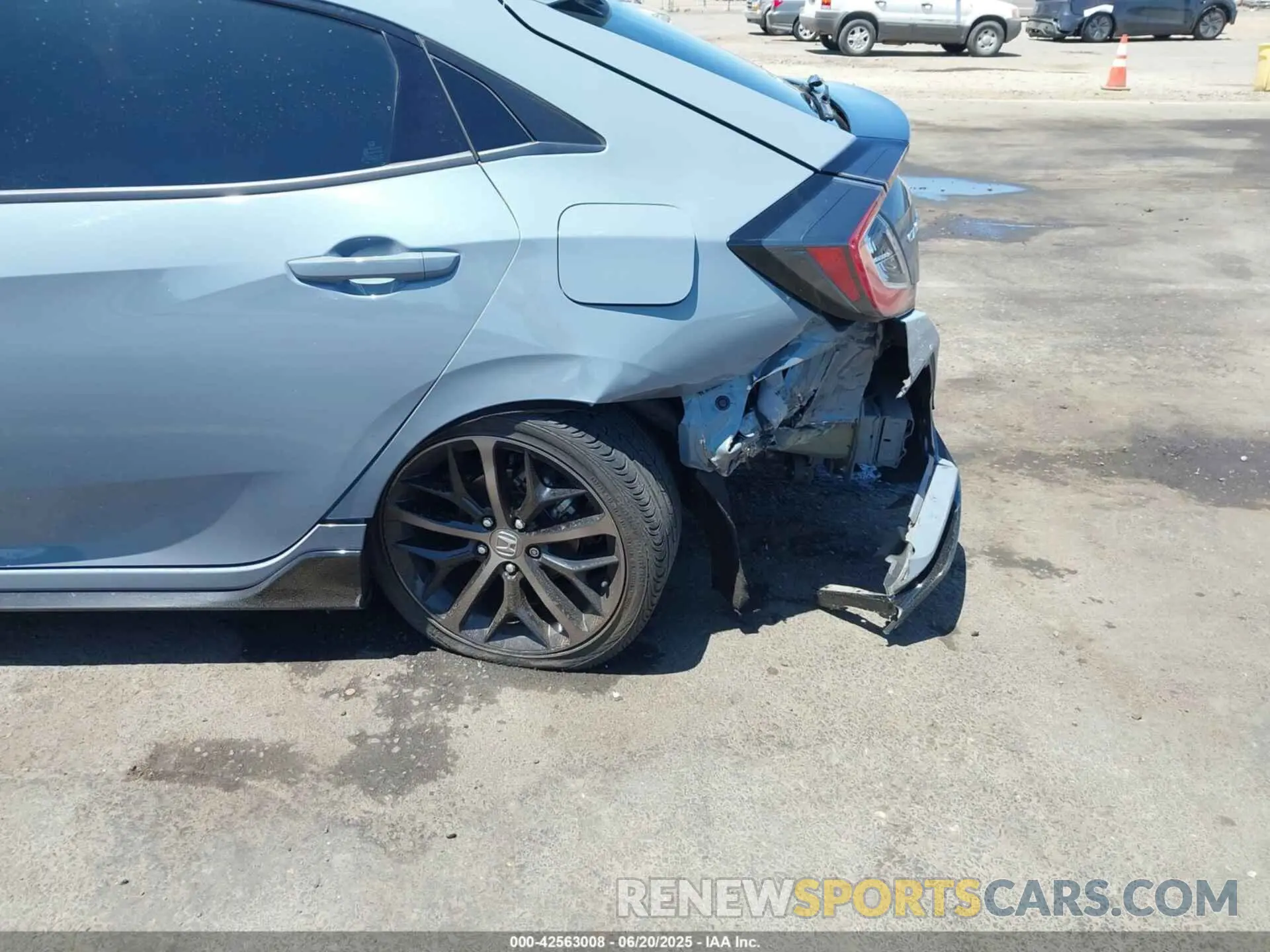 6 fotografías del automóvil dañado SHHFK7H40MU418956 HONDA CIVIC 2021