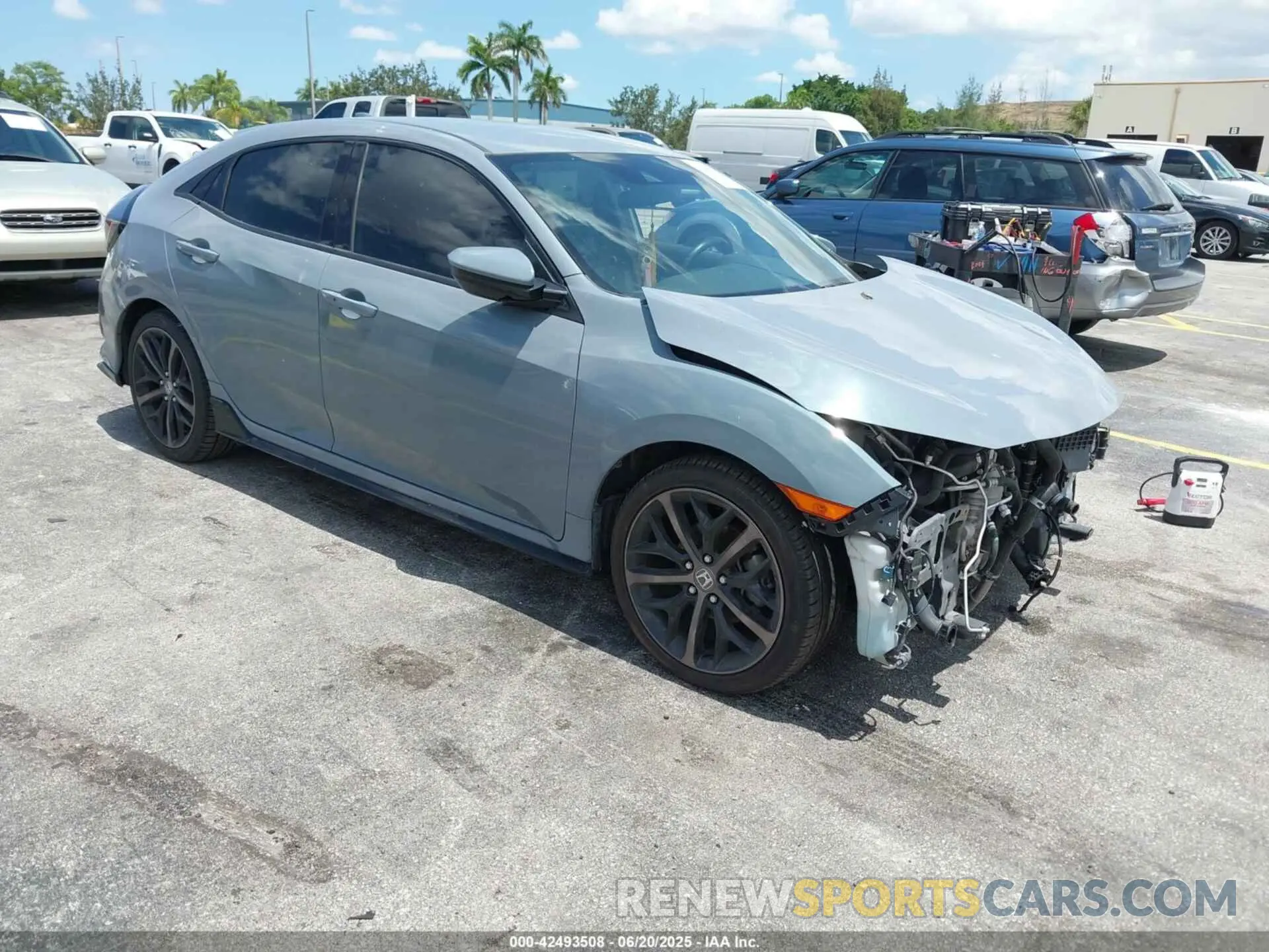 1 fotografías del automóvil dañado SHHFK7H41MU207569 HONDA CIVIC 2021