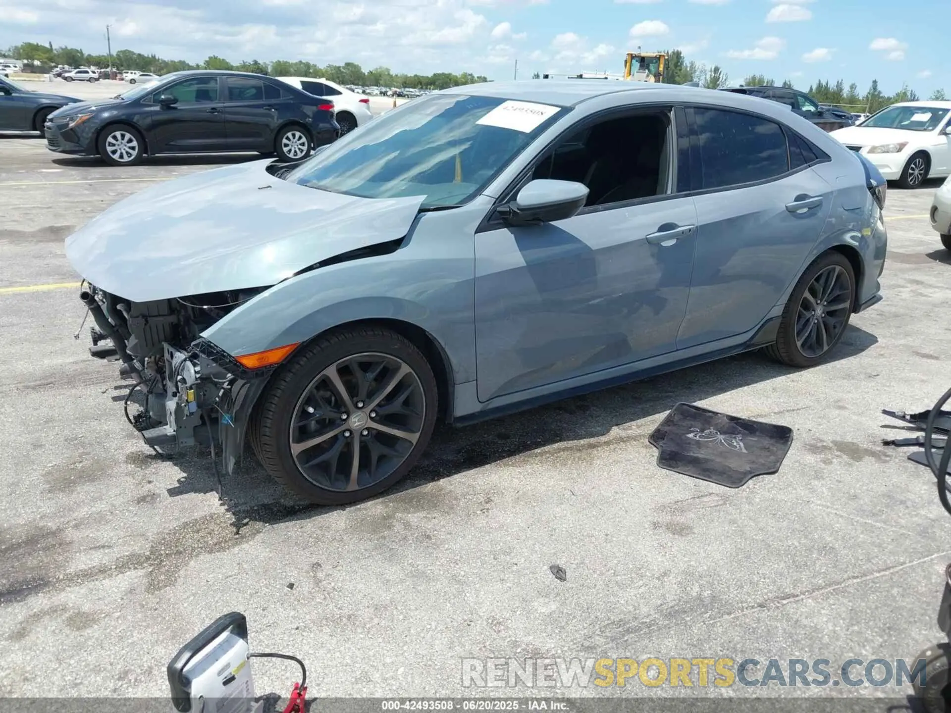 2 fotografías del automóvil dañado SHHFK7H41MU207569 HONDA CIVIC 2021