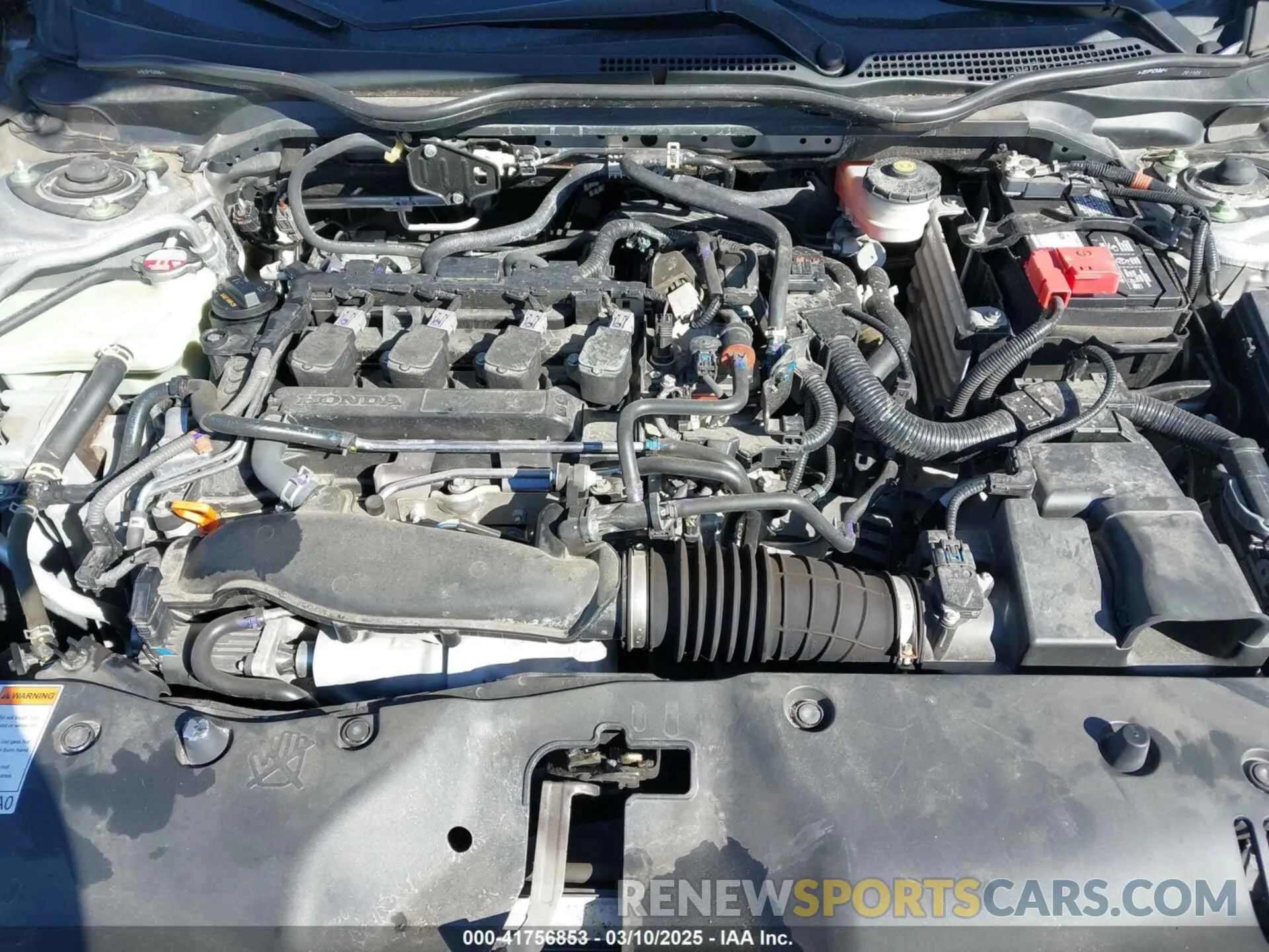 10 fotografías del automóvil dañado SHHFK7H41MU226090 HONDA CIVIC 2021