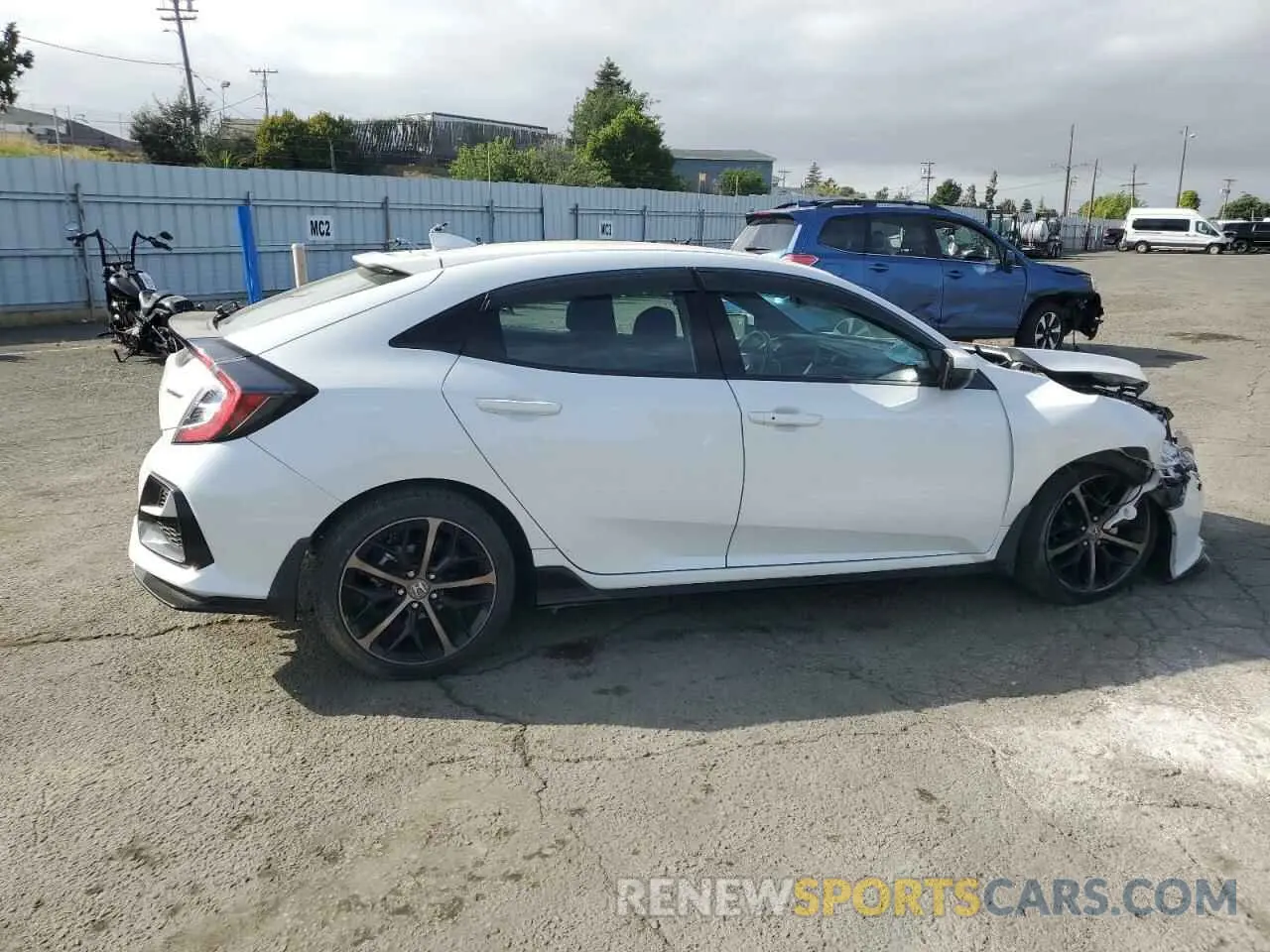 3 fotografías del automóvil dañado SHHFK7H41MU410607 HONDA CIVIC 2021