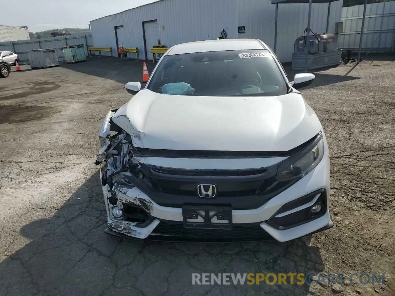 5 fotografías del automóvil dañado SHHFK7H41MU410607 HONDA CIVIC 2021