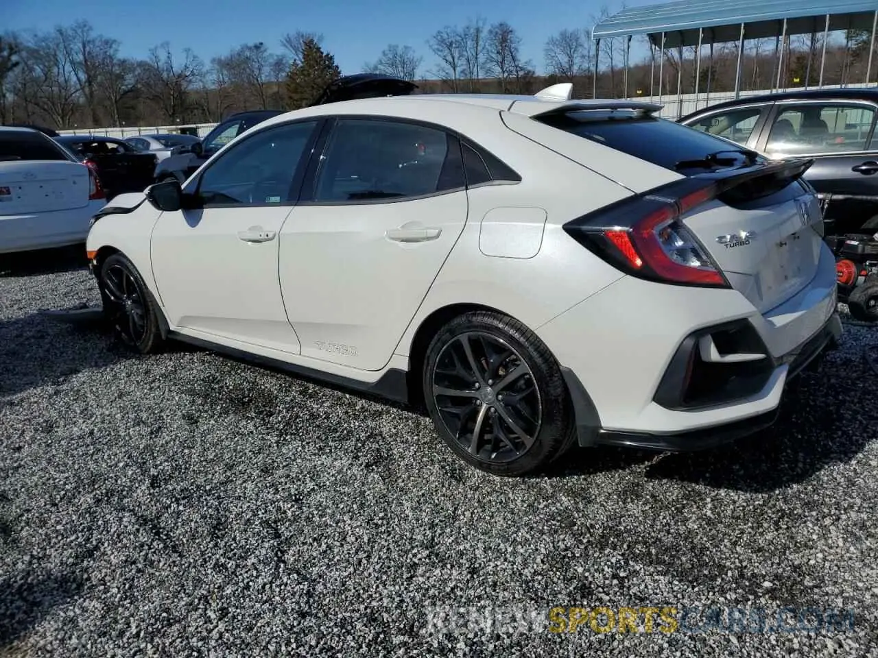 4 fotografías del automóvil dañado SHHFK7H42MU201375 HONDA CIVIC 2021