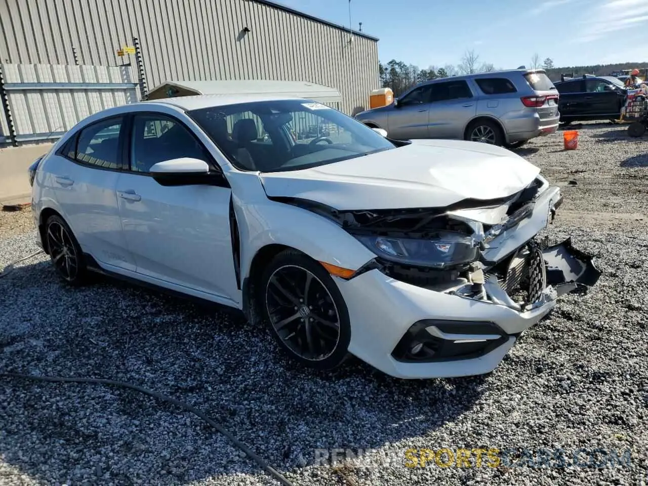 9 fotografías del automóvil dañado SHHFK7H42MU201375 HONDA CIVIC 2021
