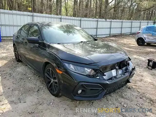 10 fotografías del automóvil dañado SHHFK7H42MU204230 HONDA CIVIC 2021