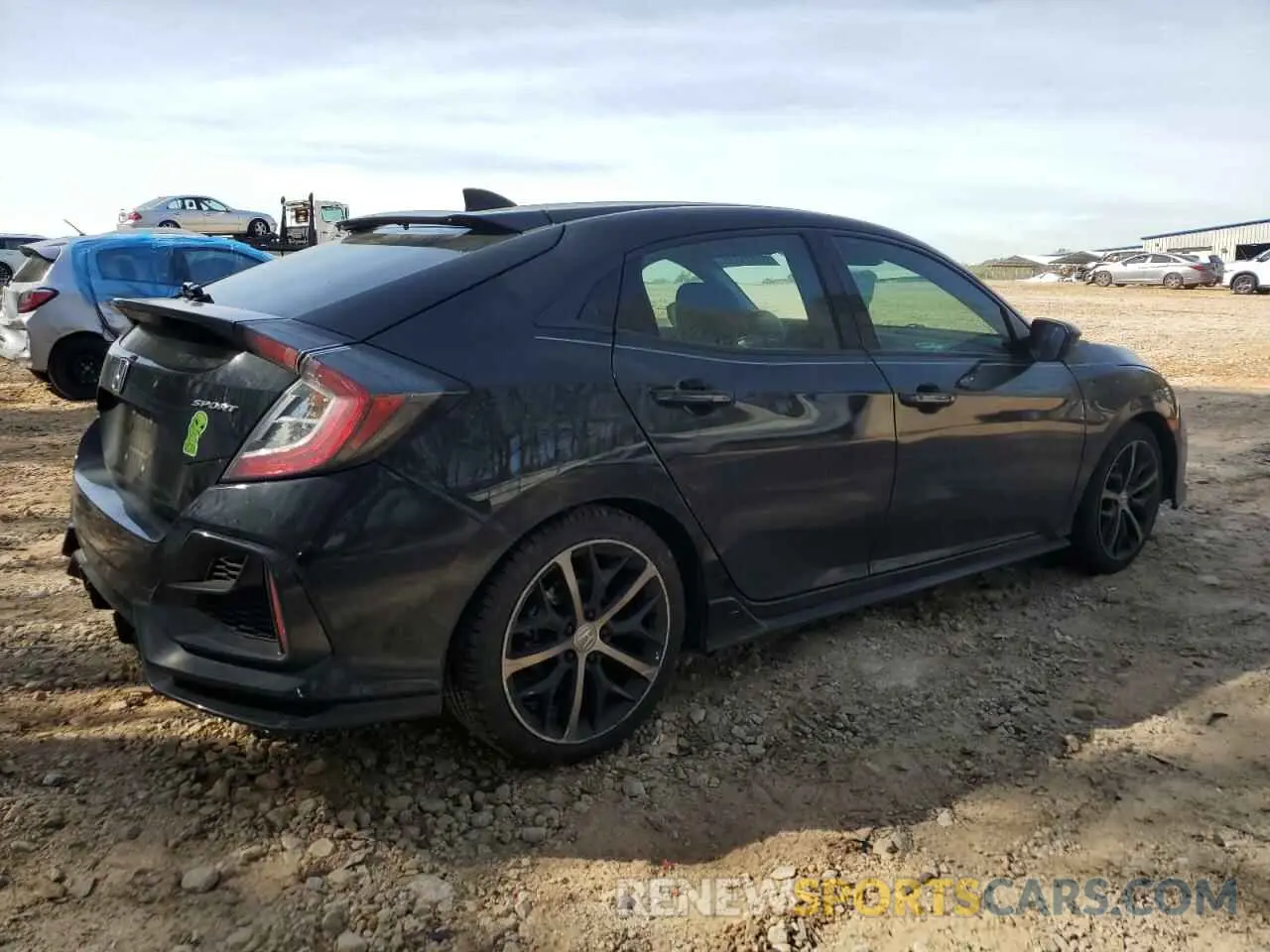 3 fotografías del automóvil dañado SHHFK7H42MU204230 HONDA CIVIC 2021