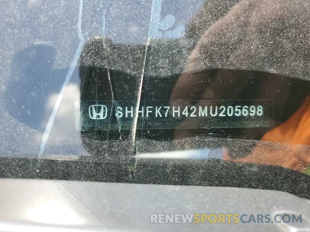 12 fotografías del automóvil dañado SHHFK7H42MU205698 HONDA CIVIC 2021