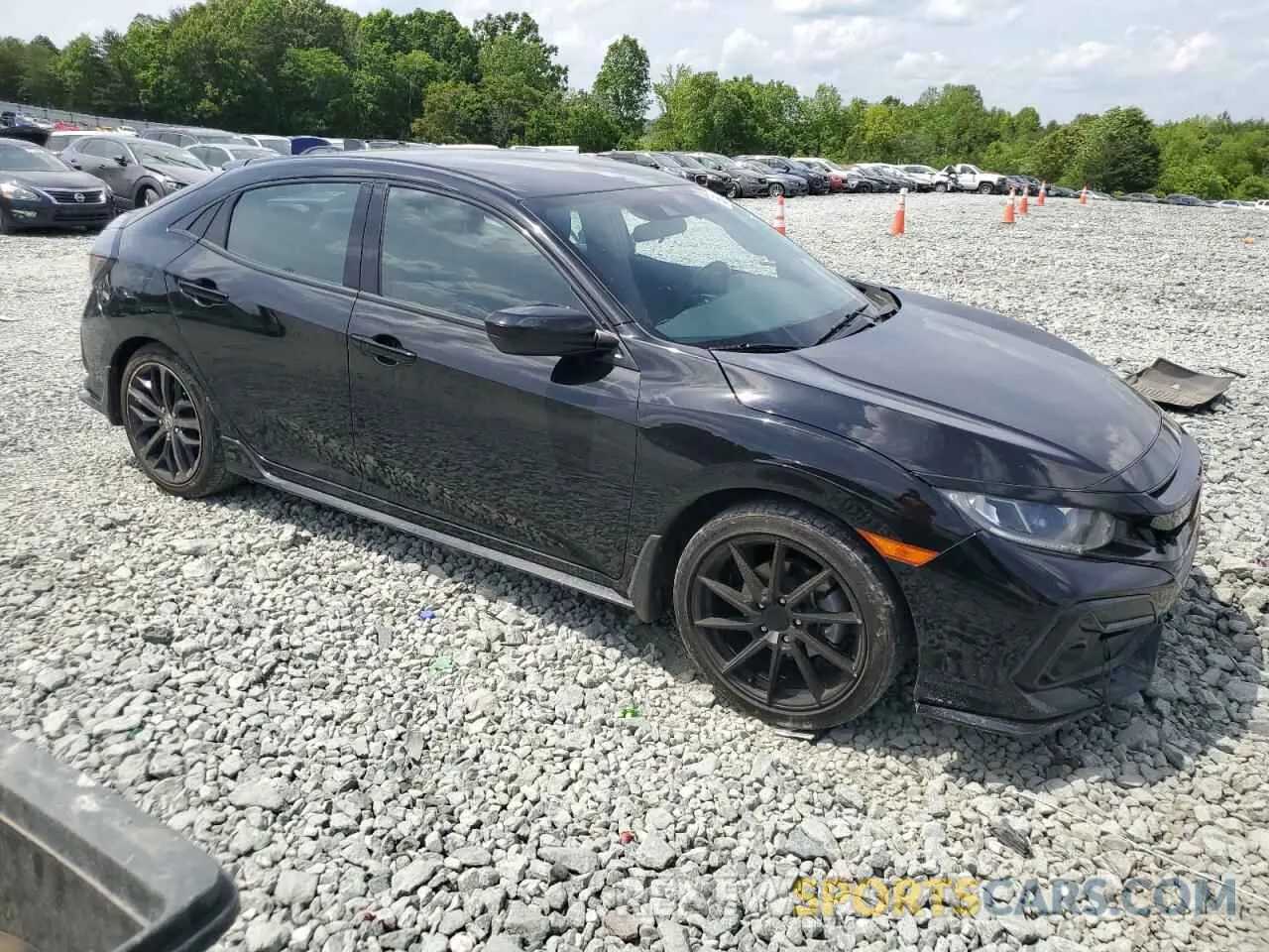 4 fotografías del automóvil dañado SHHFK7H42MU205698 HONDA CIVIC 2021