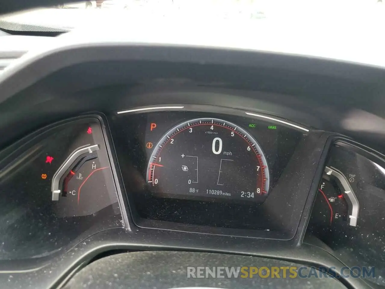 9 fotografías del automóvil dañado SHHFK7H42MU205698 HONDA CIVIC 2021