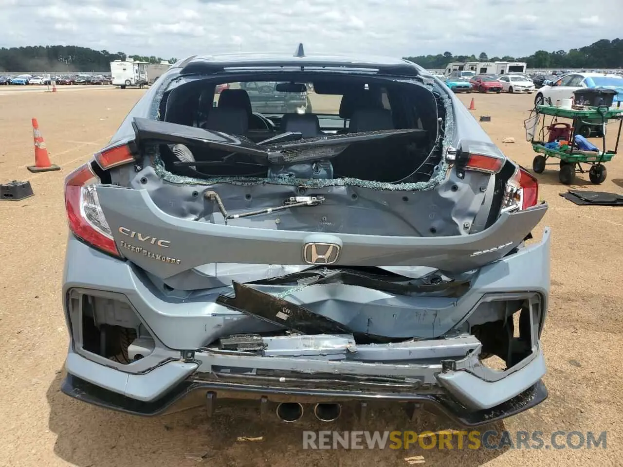 6 fotografías del automóvil dañado SHHFK7H42MU211162 HONDA CIVIC 2021