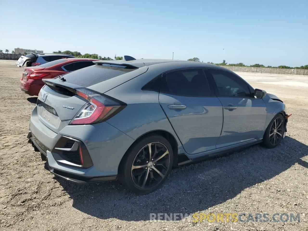 3 fotografías del automóvil dañado SHHFK7H42MU225644 HONDA CIVIC 2021