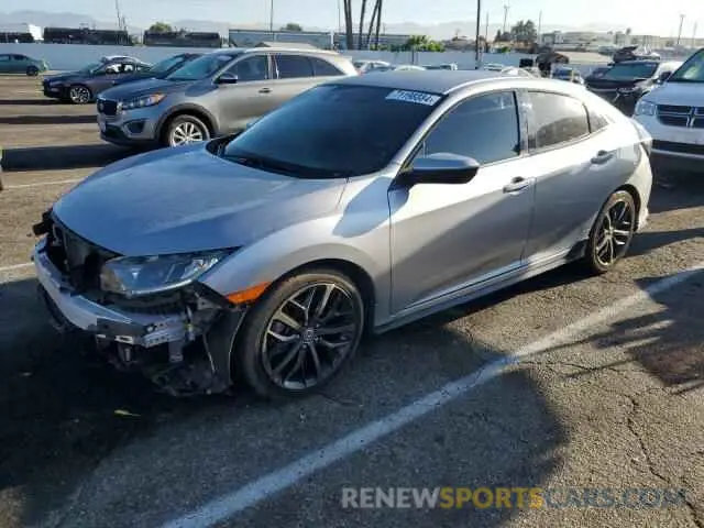 1 fotografías del automóvil dañado SHHFK7H42MU412723 HONDA CIVIC 2021