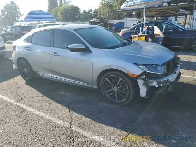 4 fotografías del automóvil dañado SHHFK7H42MU412723 HONDA CIVIC 2021