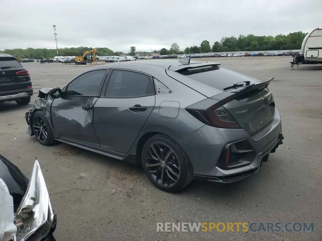 2 fotografías del automóvil dañado SHHFK7H42MU425858 HONDA CIVIC 2021