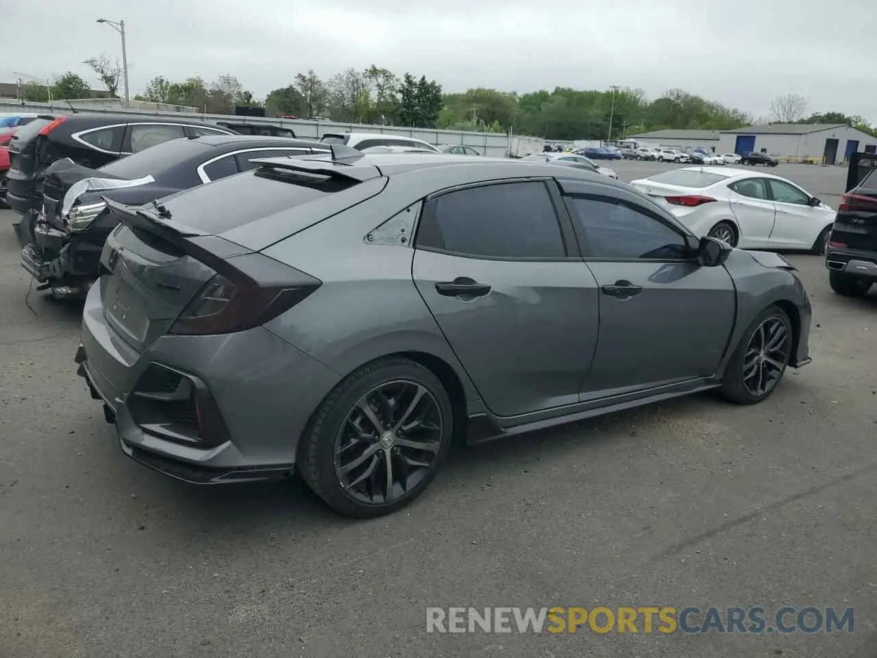 3 fotografías del automóvil dañado SHHFK7H42MU425858 HONDA CIVIC 2021