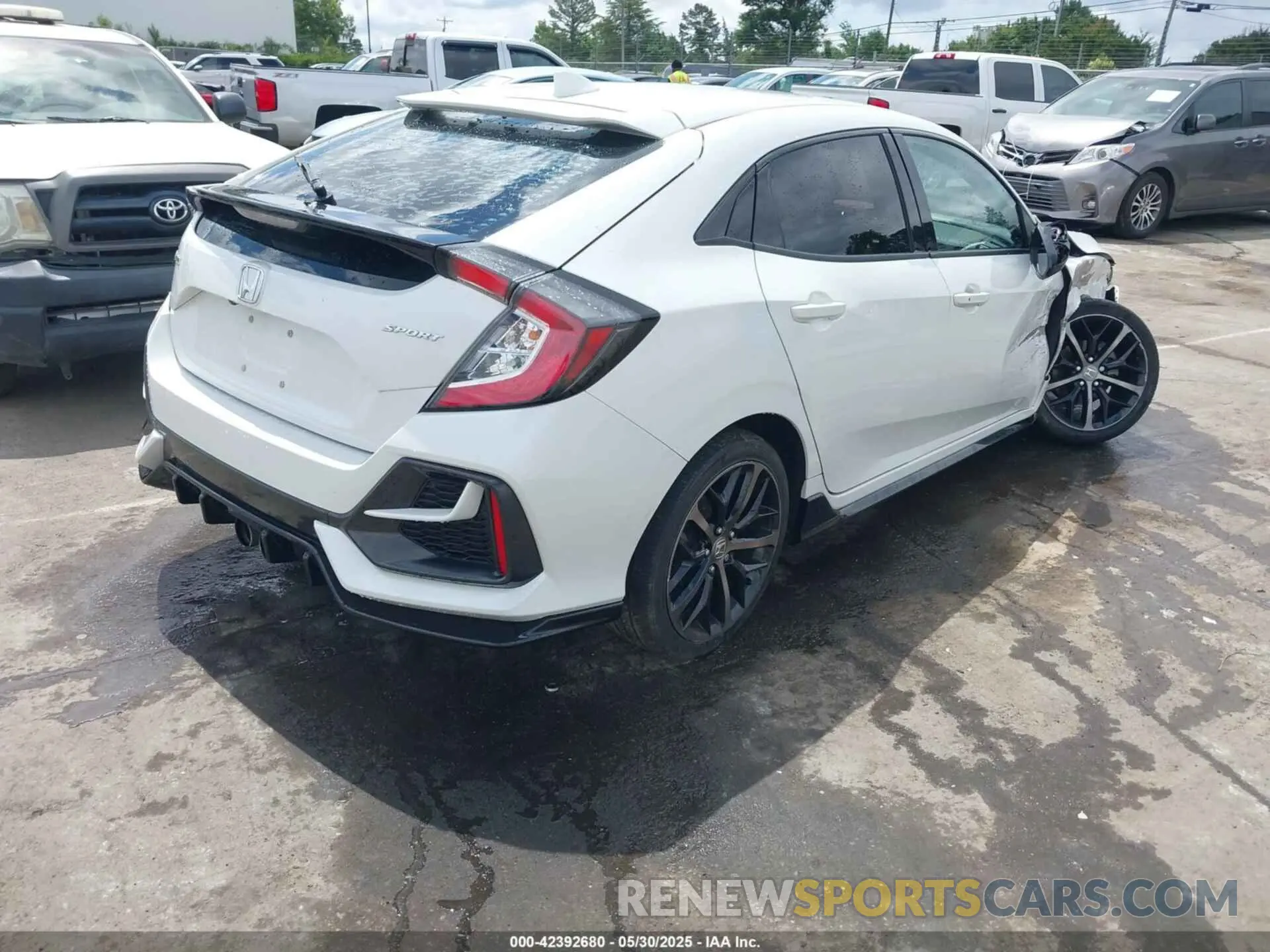 4 fotografías del automóvil dañado SHHFK7H43MU204589 HONDA CIVIC 2021