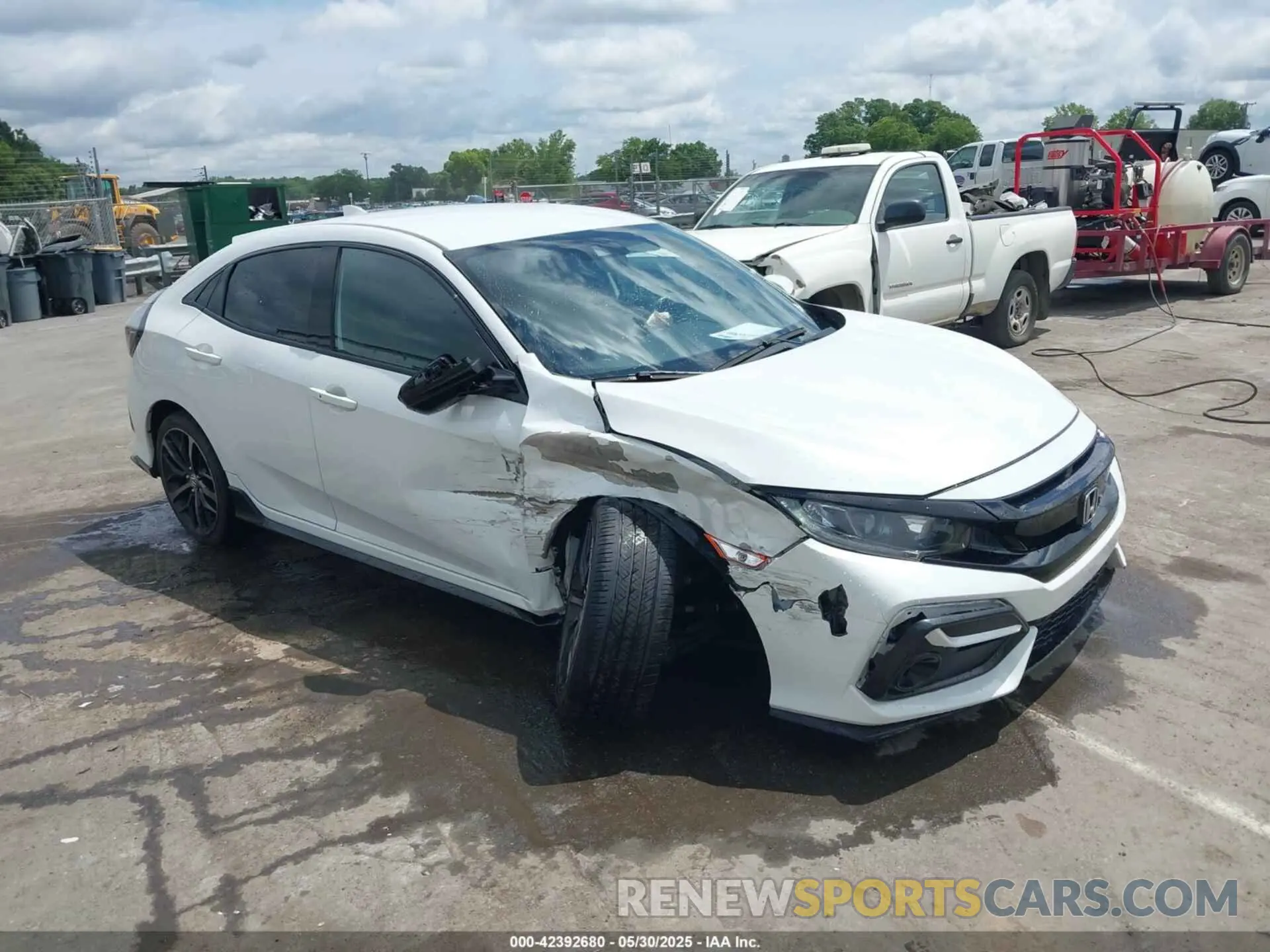 6 fotografías del automóvil dañado SHHFK7H43MU204589 HONDA CIVIC 2021
