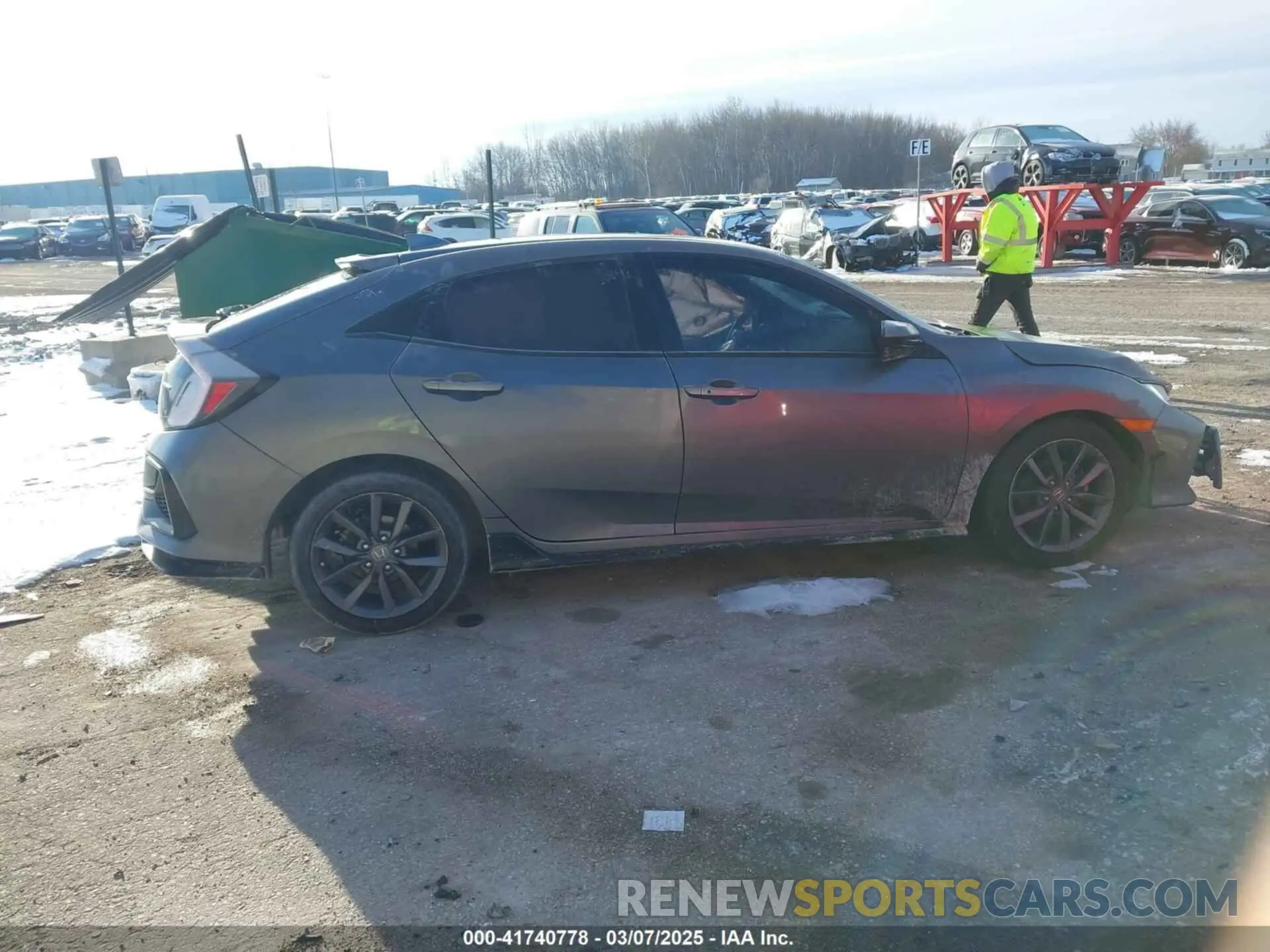 13 fotografías del automóvil dañado SHHFK7H43MU205371 HONDA CIVIC 2021