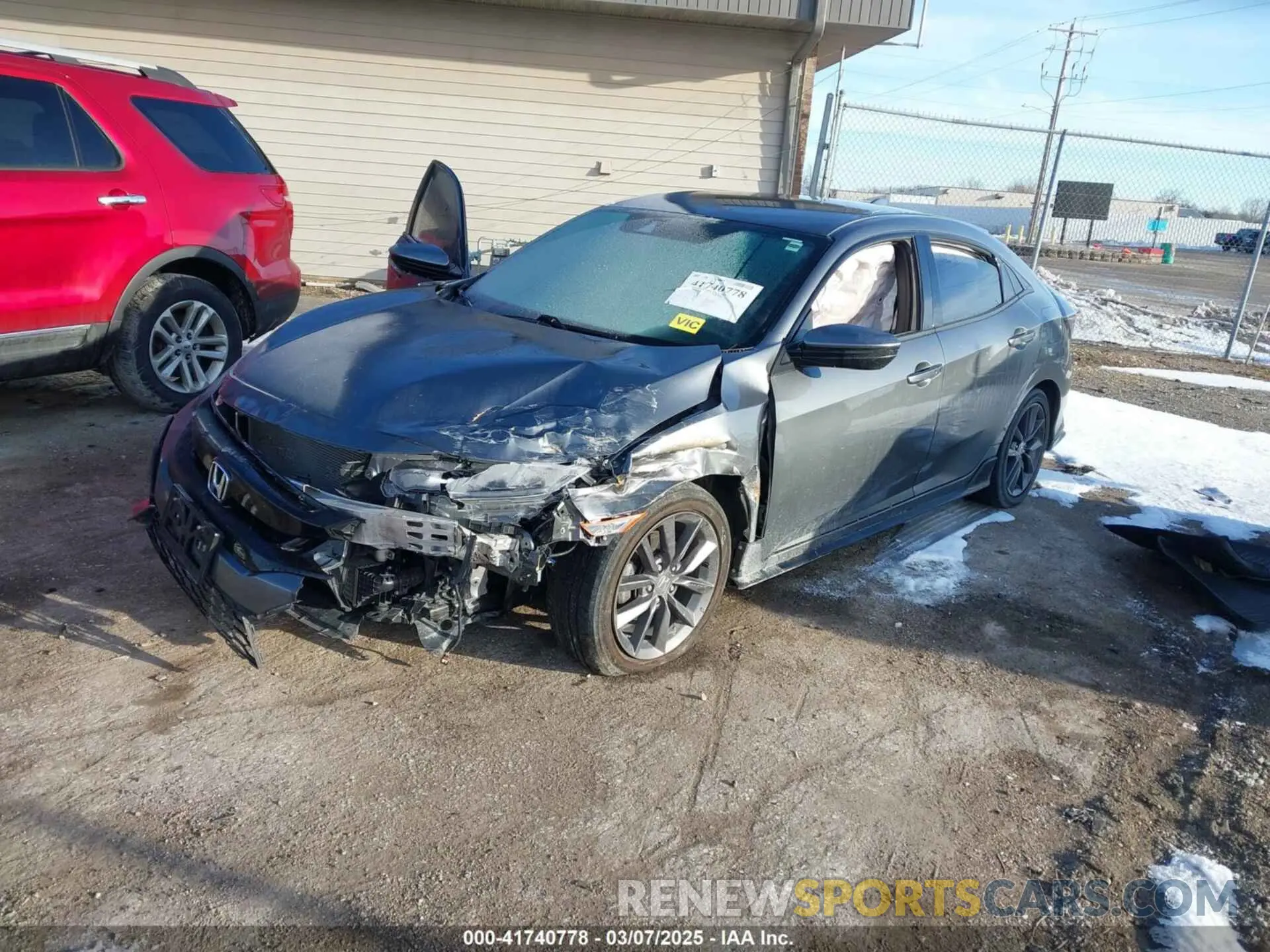 2 fotografías del automóvil dañado SHHFK7H43MU205371 HONDA CIVIC 2021