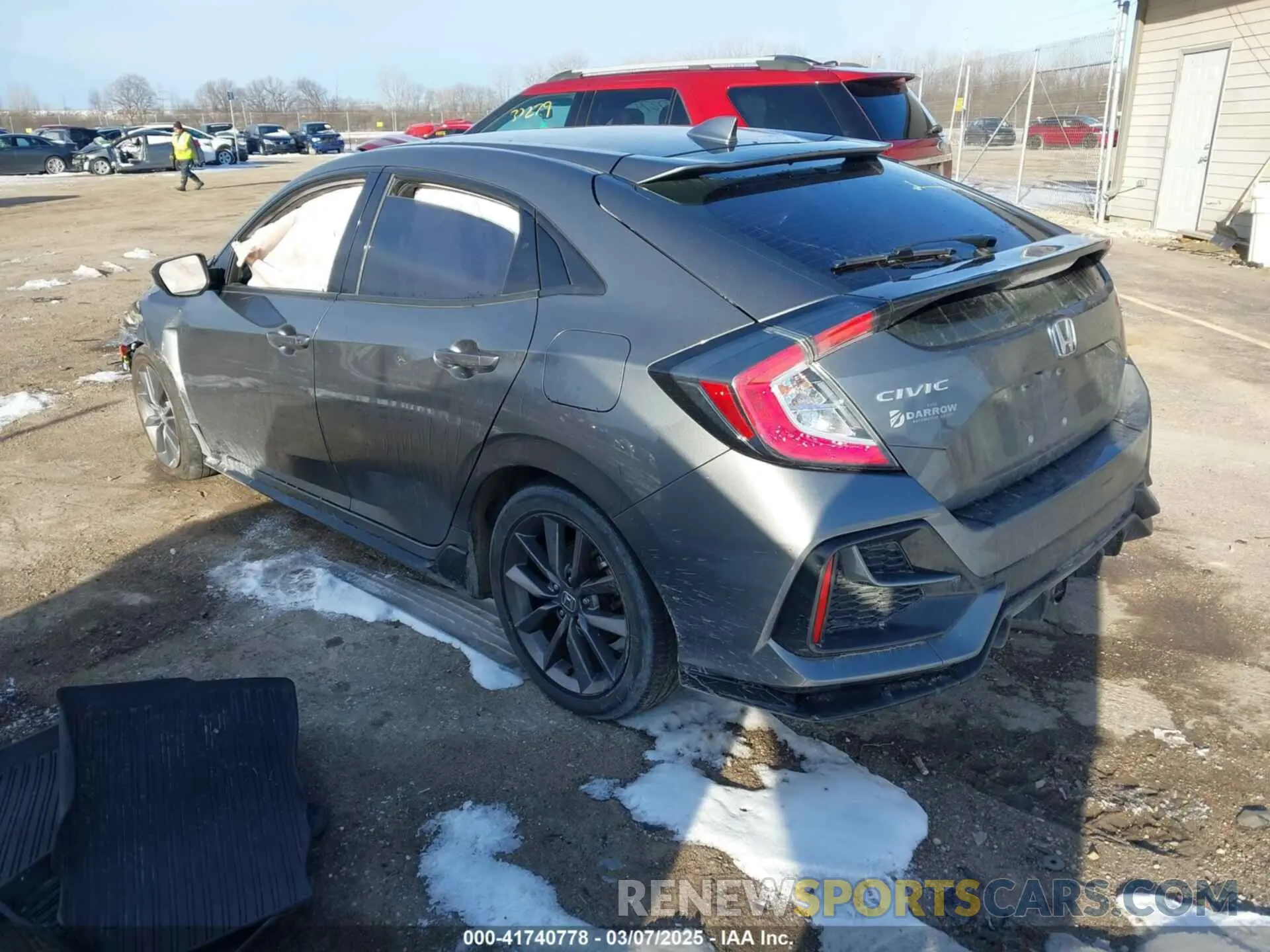 3 fotografías del automóvil dañado SHHFK7H43MU205371 HONDA CIVIC 2021