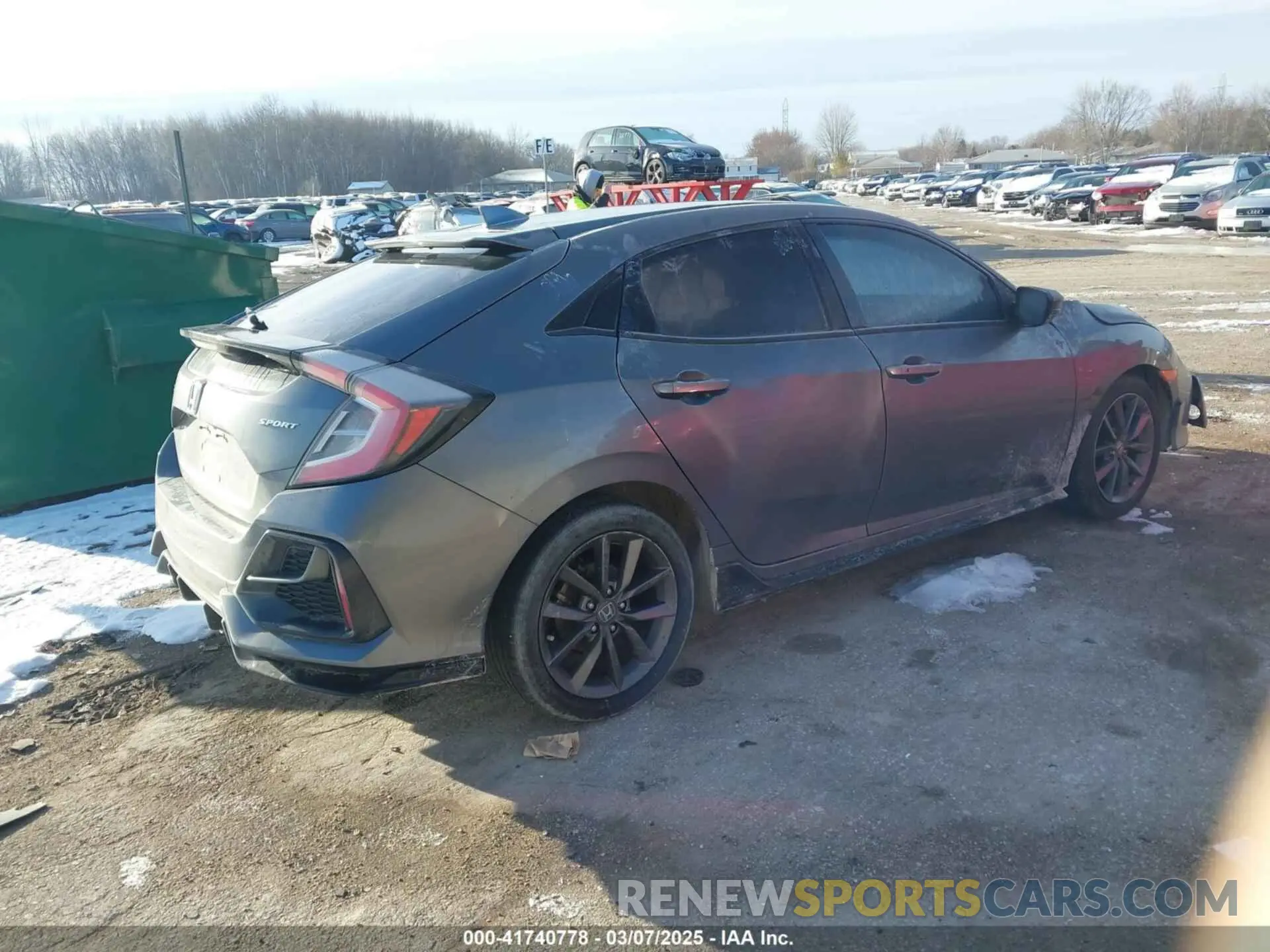 4 fotografías del automóvil dañado SHHFK7H43MU205371 HONDA CIVIC 2021