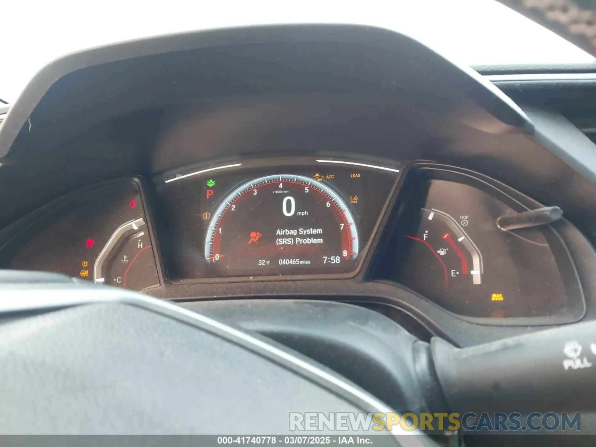 7 fotografías del automóvil dañado SHHFK7H43MU205371 HONDA CIVIC 2021