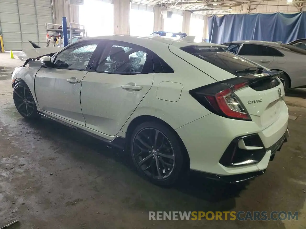 2 fotografías del automóvil dañado SHHFK7H43MU212420 HONDA CIVIC 2021