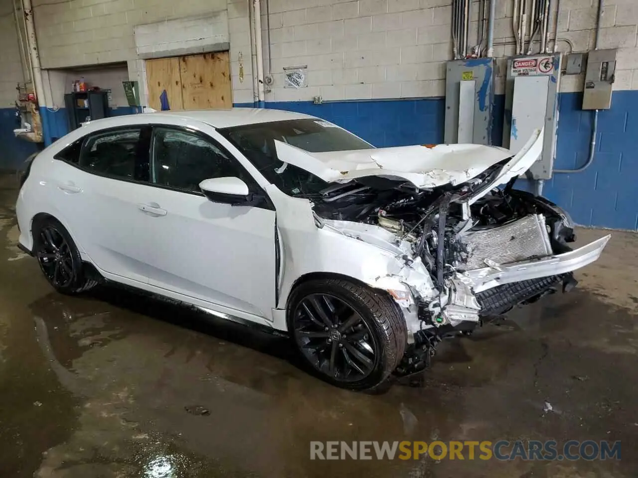 4 fotografías del automóvil dañado SHHFK7H43MU212420 HONDA CIVIC 2021