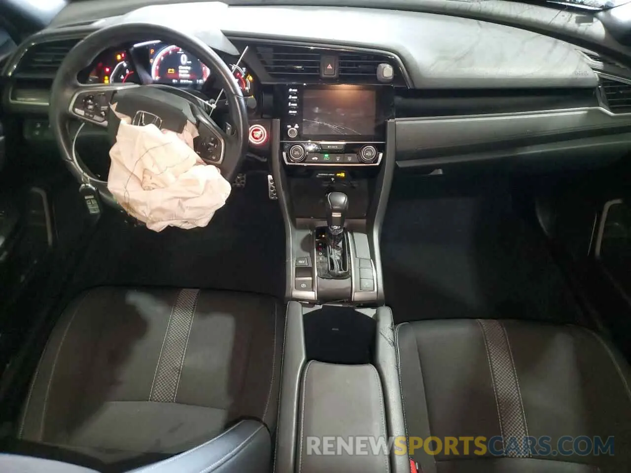 8 fotografías del automóvil dañado SHHFK7H43MU212420 HONDA CIVIC 2021