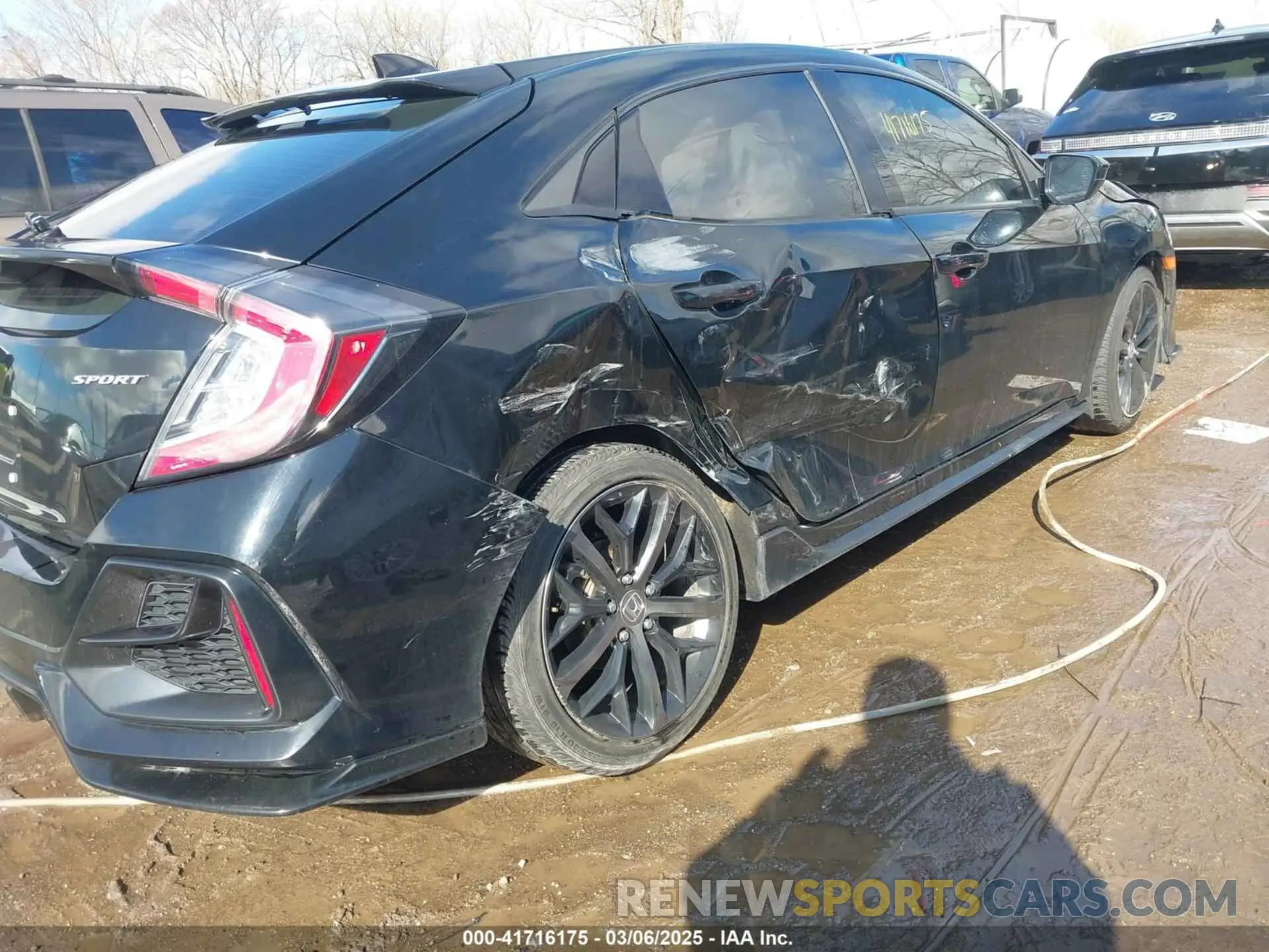 6 fotografías del automóvil dañado SHHFK7H43MU222185 HONDA CIVIC 2021