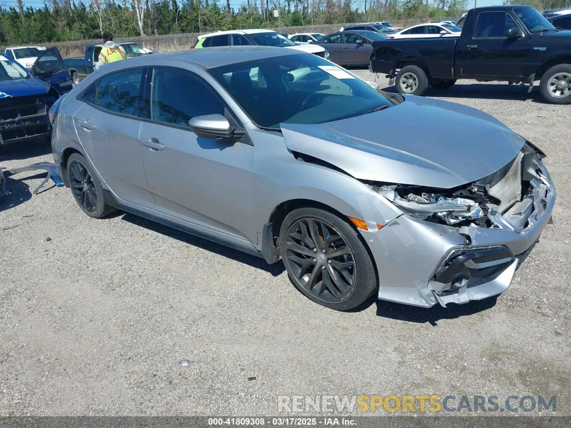 1 fotografías del automóvil dañado SHHFK7H43MU232389 HONDA CIVIC 2021