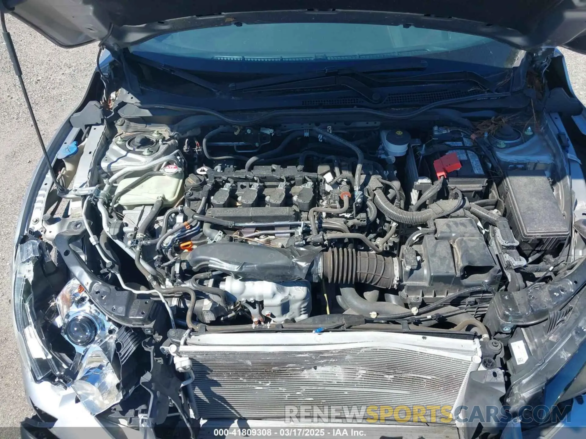 10 fotografías del automóvil dañado SHHFK7H43MU232389 HONDA CIVIC 2021