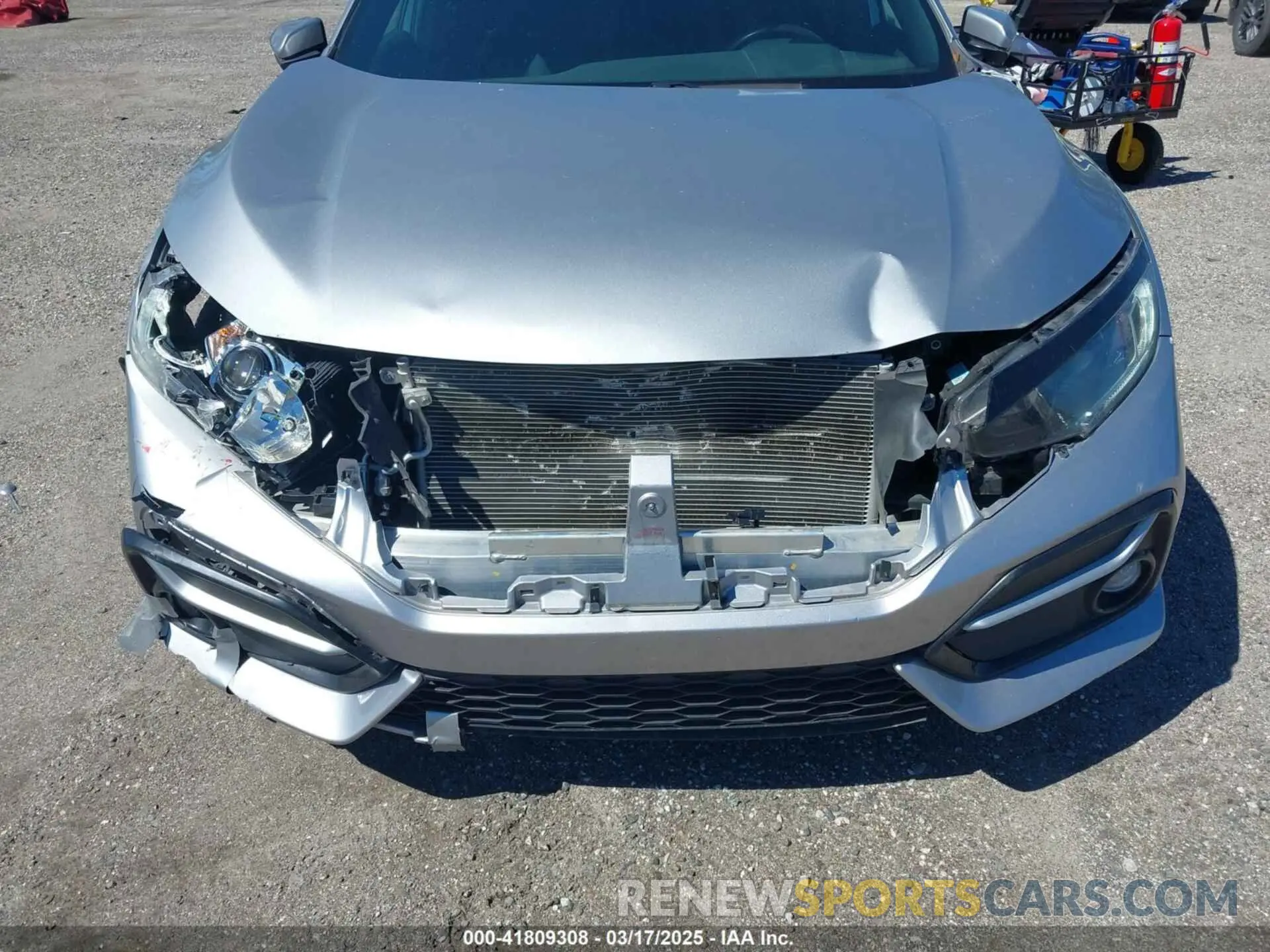 6 fotografías del automóvil dañado SHHFK7H43MU232389 HONDA CIVIC 2021
