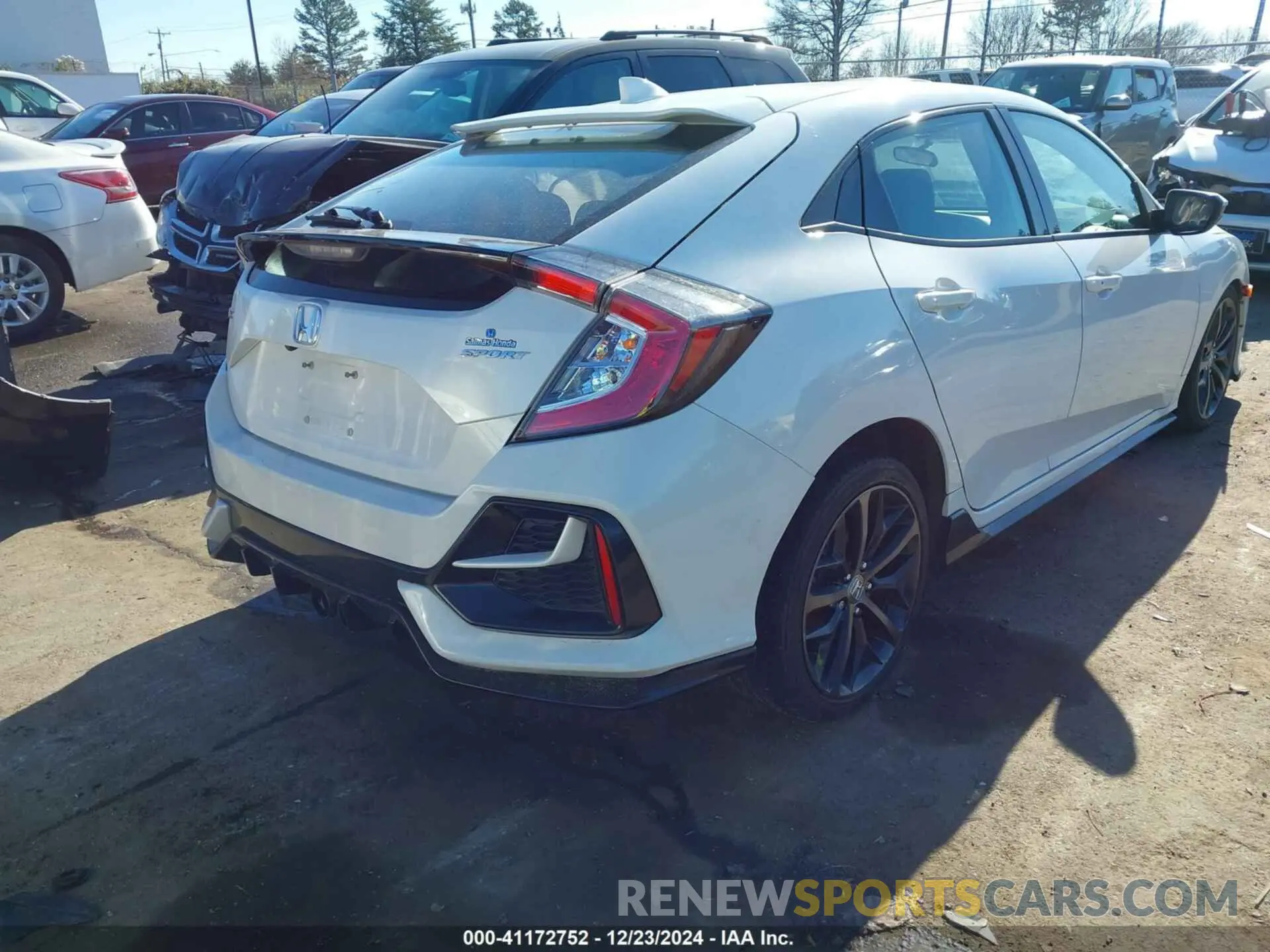 4 fotografías del automóvil dañado SHHFK7H43MU417963 HONDA CIVIC 2021