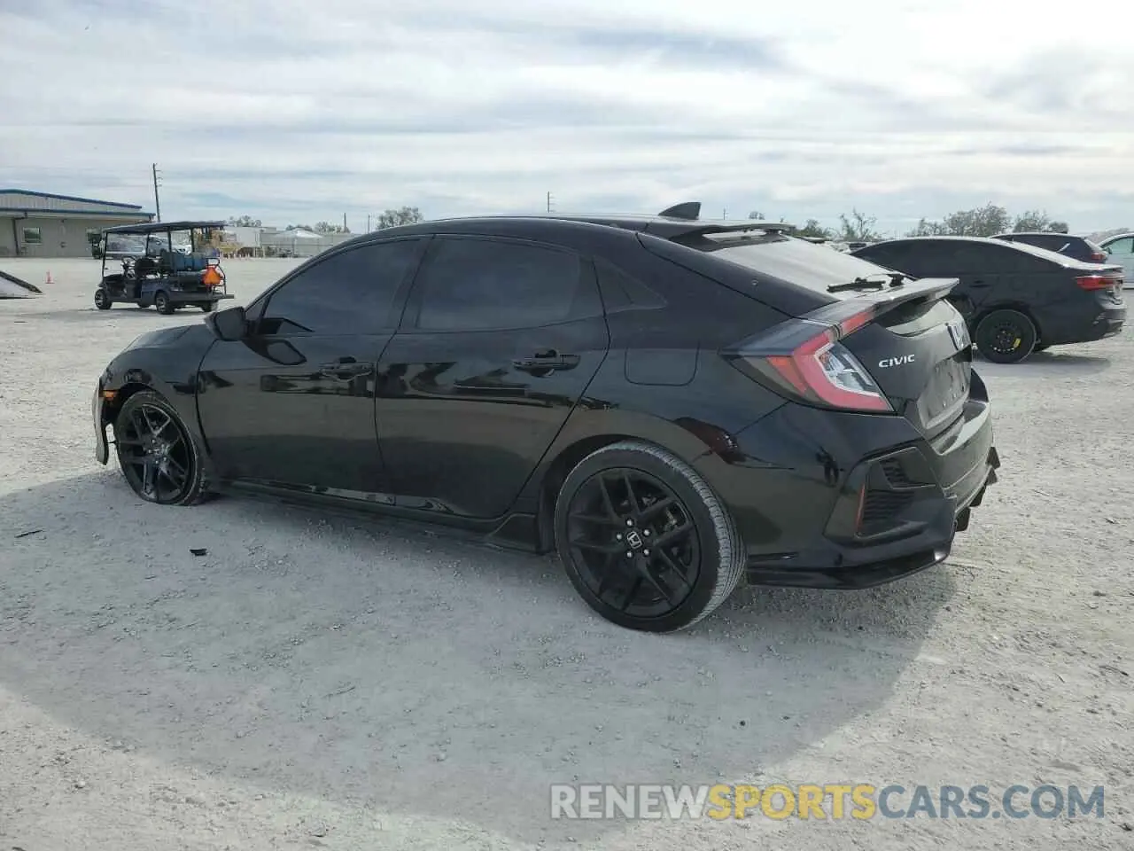 2 fotografías del automóvil dañado SHHFK7H44MU209574 HONDA CIVIC 2021