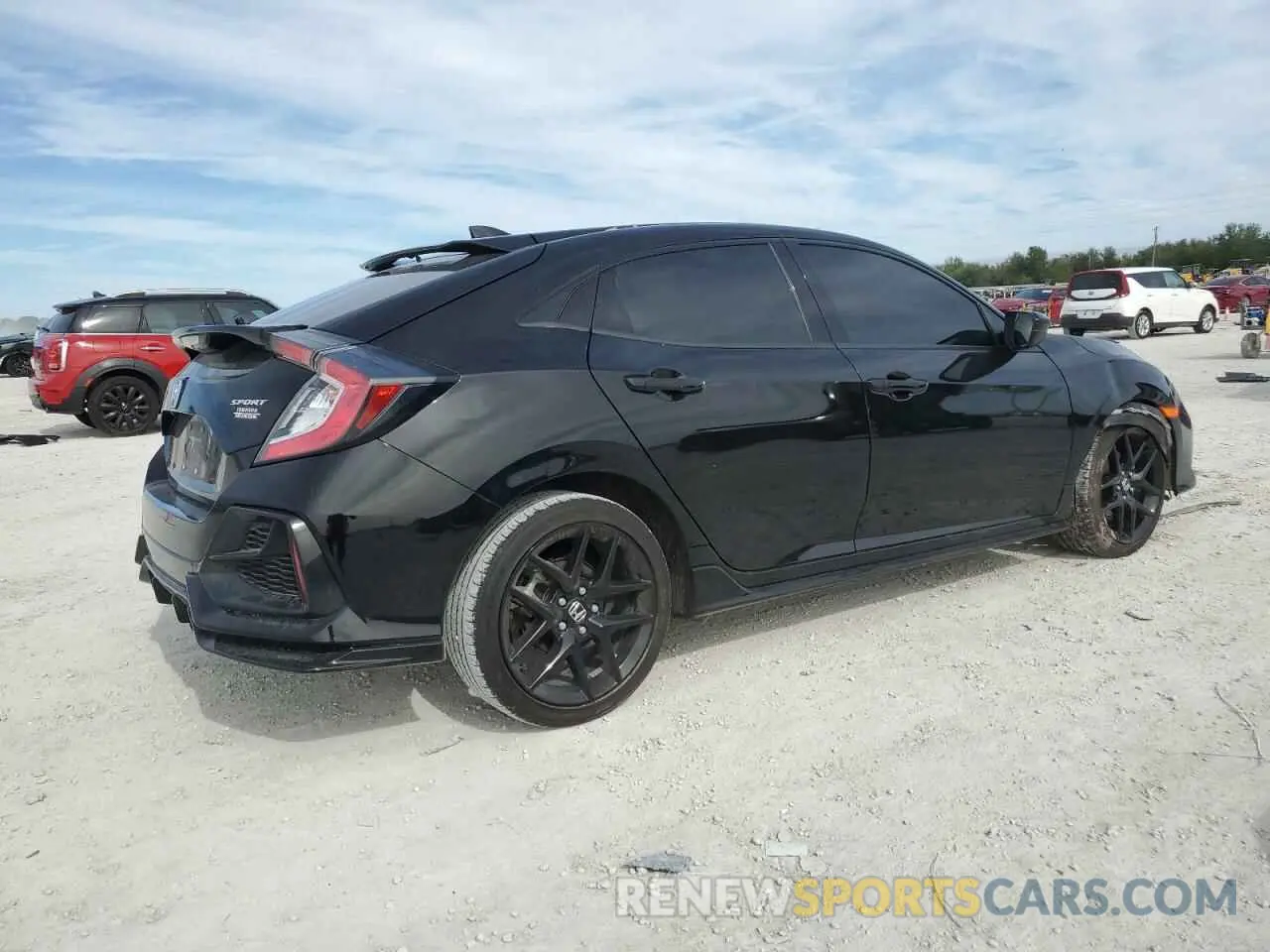 3 fotografías del automóvil dañado SHHFK7H44MU209574 HONDA CIVIC 2021