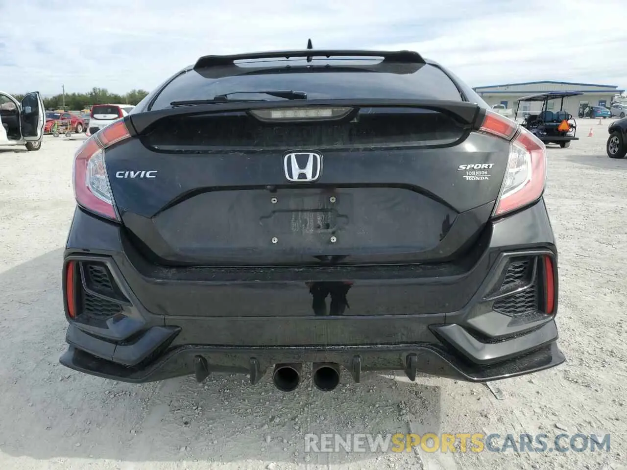 6 fotografías del automóvil dañado SHHFK7H44MU209574 HONDA CIVIC 2021